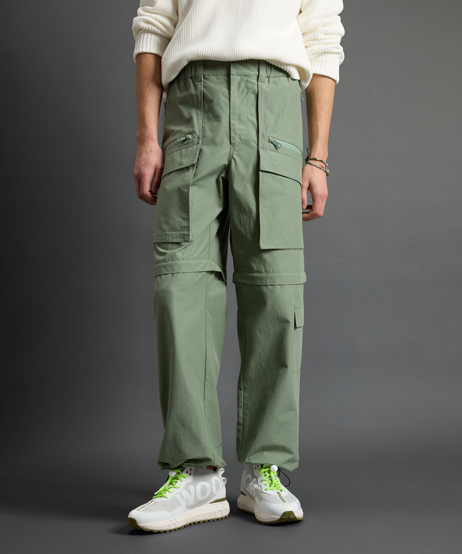 Todd Snyder x Woolrich Sneaker in Off White - Image 3