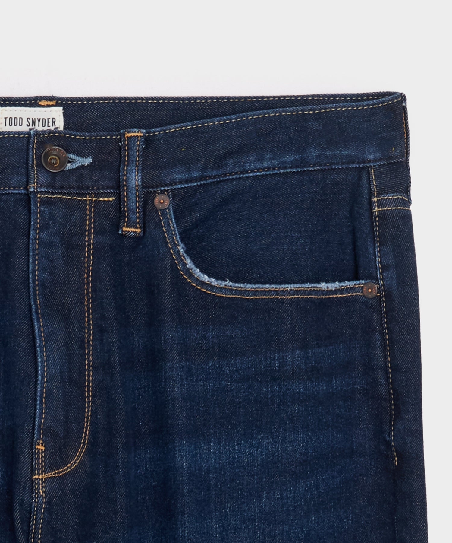 High-Rise Slim Stretch Jean In Dark Indigo - Image 6
