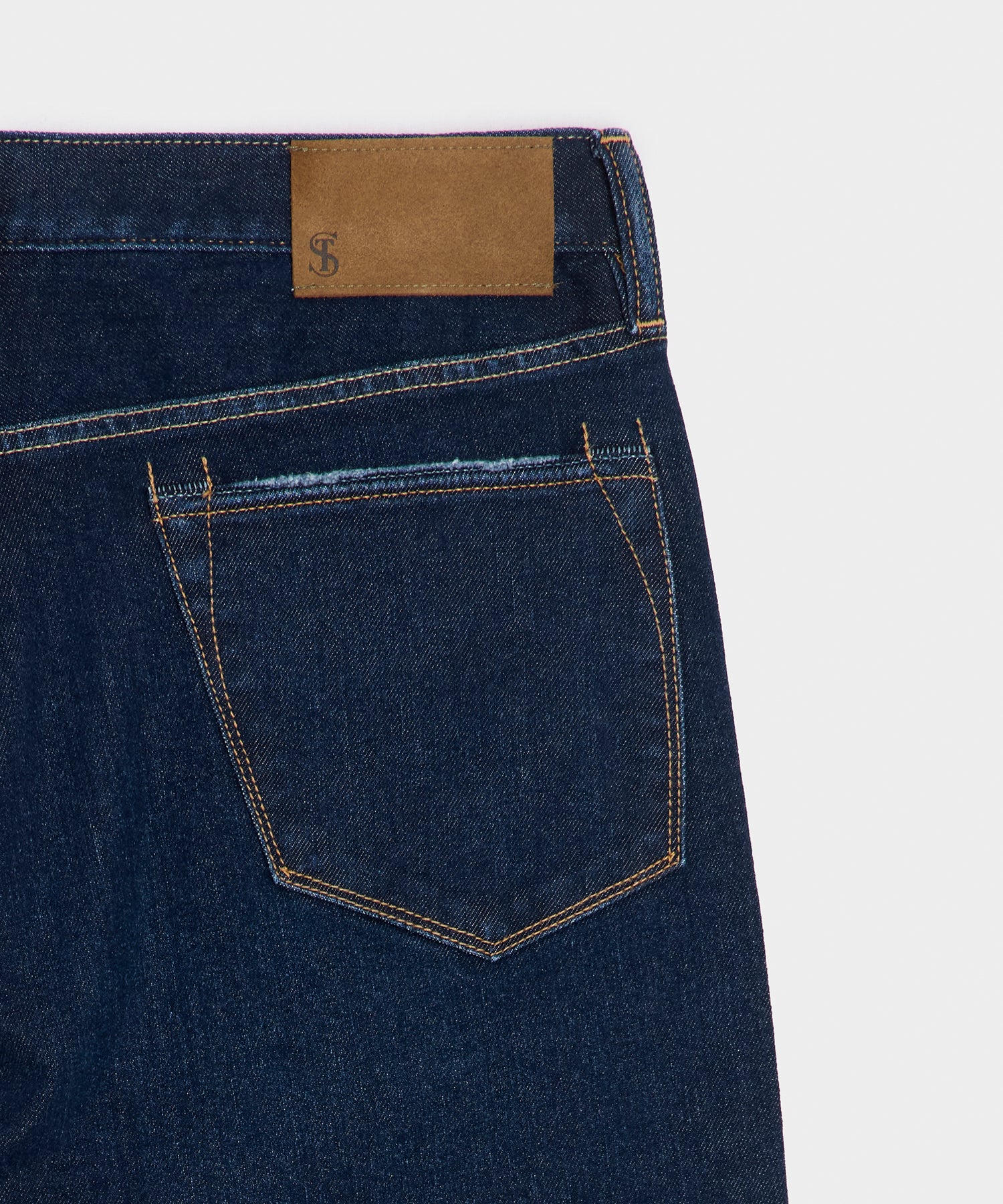 High-Rise Slim Stretch Jean In Dark Indigo - Image 7