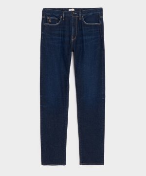 High-Rise Slim Stretch Jean In Dark Indigo