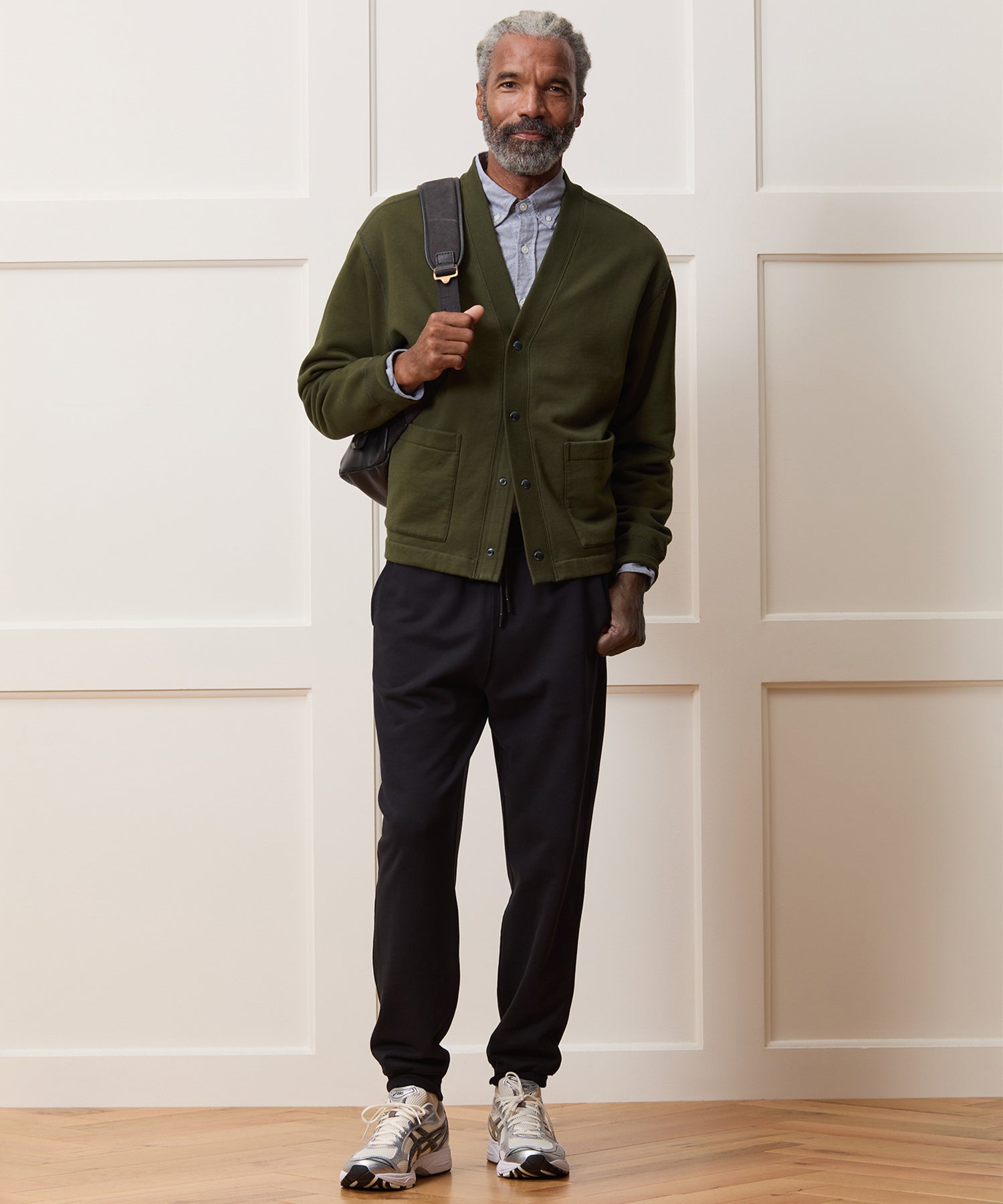 Relaxed Portuguese Terry Cardigan - Image 3