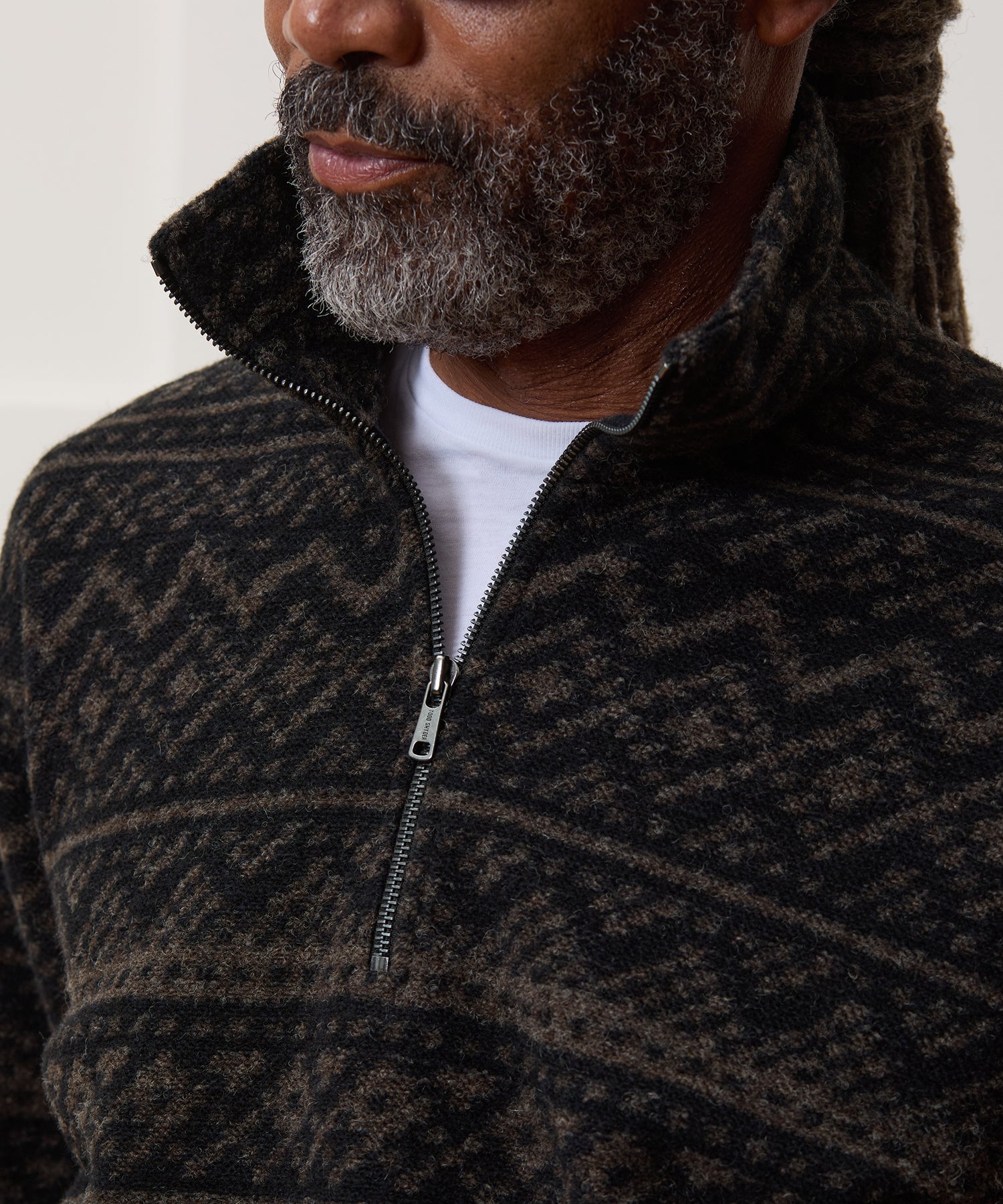 Italian Wool Quarter-Zip Pullover - Image 5