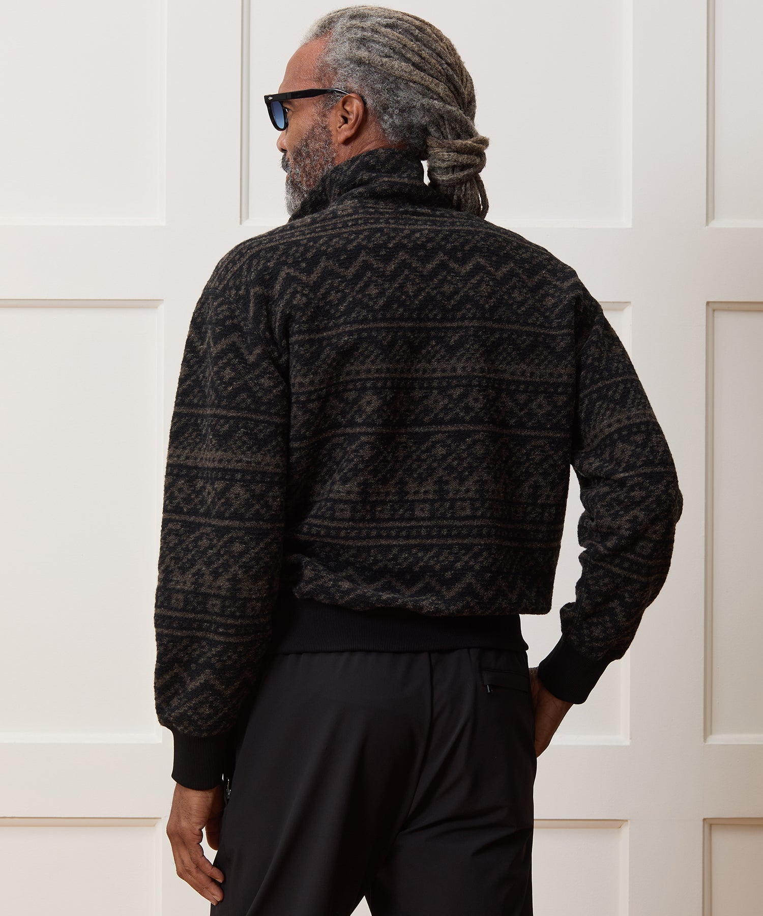 Italian Wool Quarter-Zip Pullover - Image 4