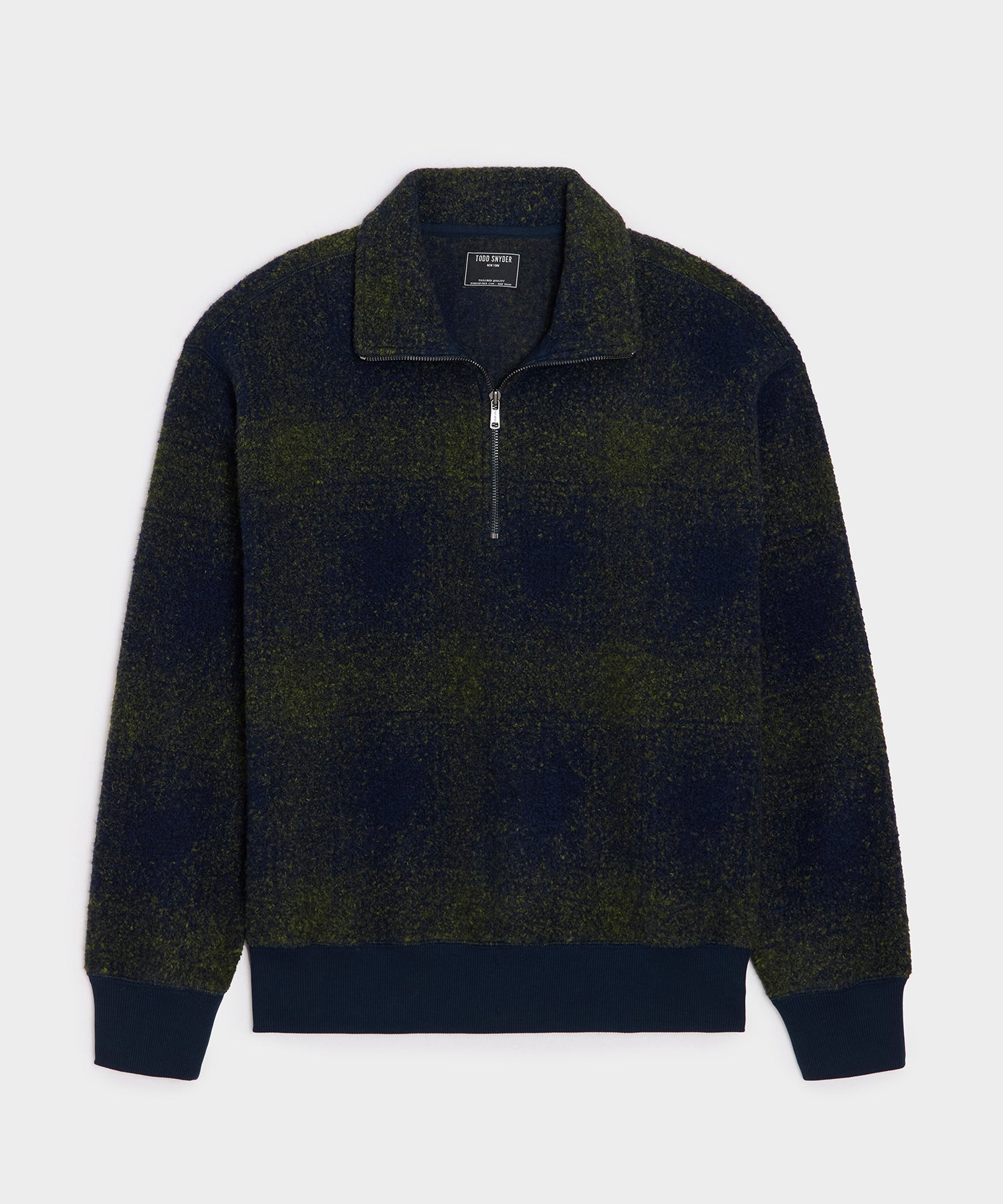 Italian Wool Quarter-Zip Pullover