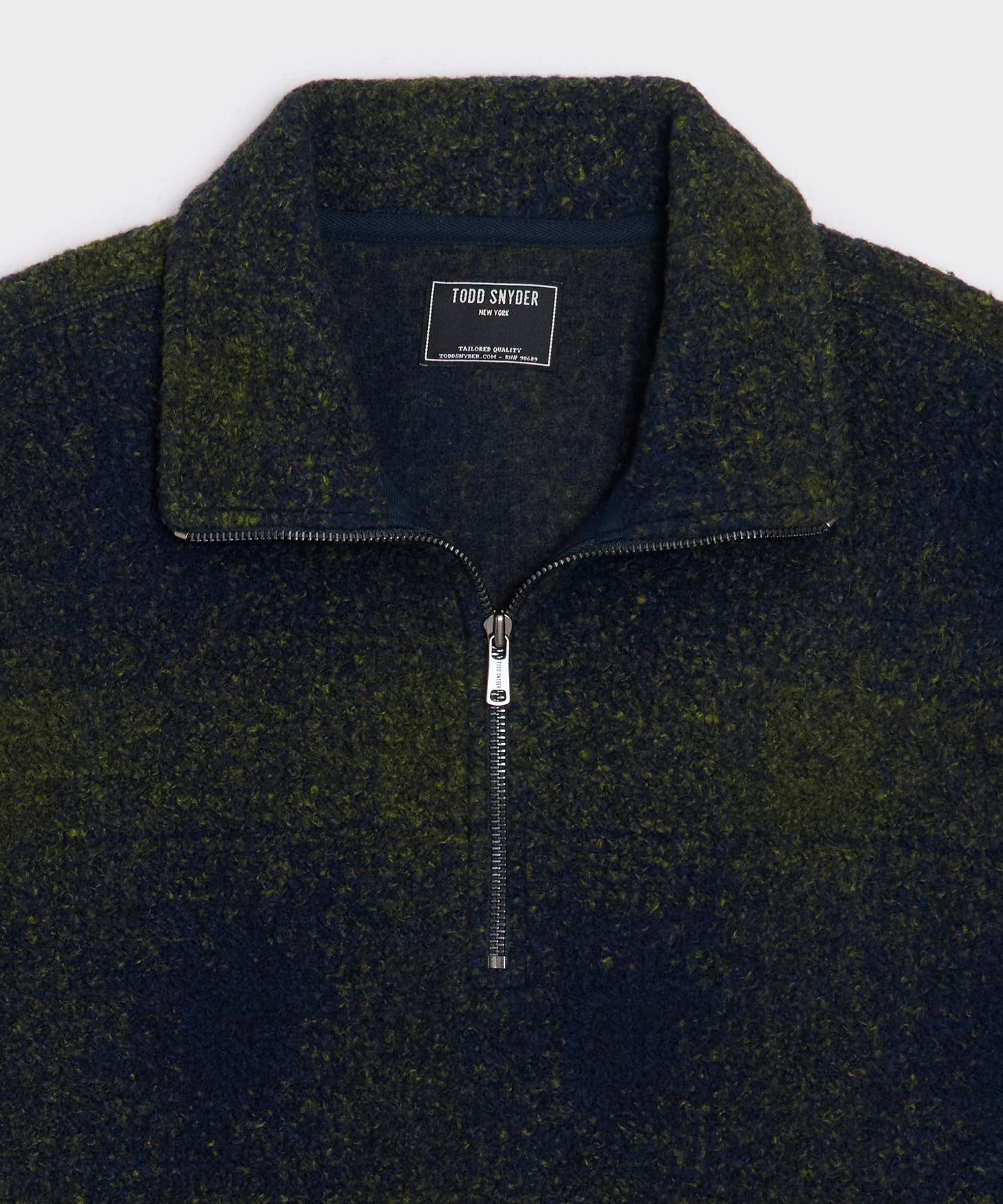 Italian Wool Quarter-Zip Pullover - Image 6