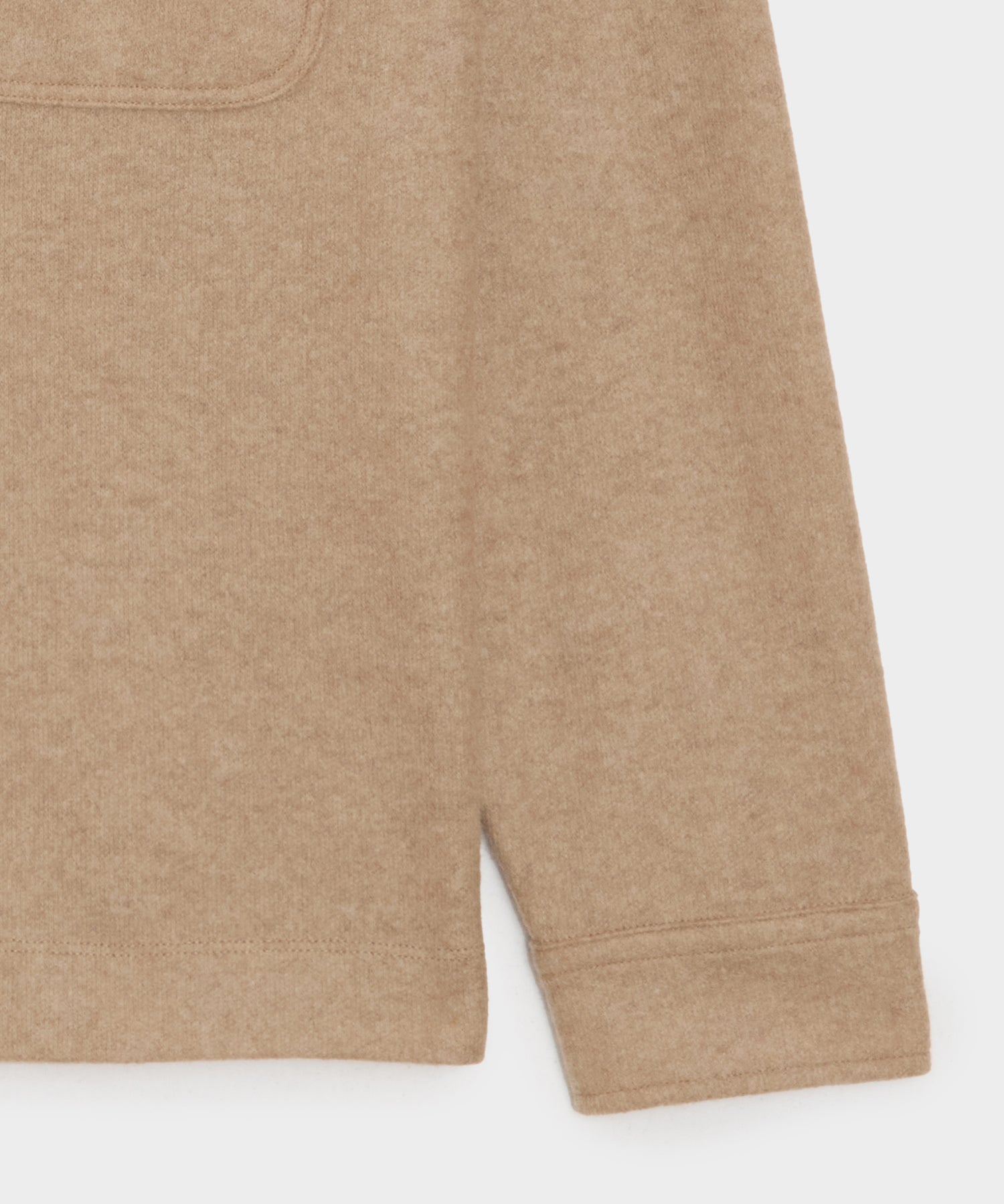 Camel-Cashmere Field Polo - Image 7