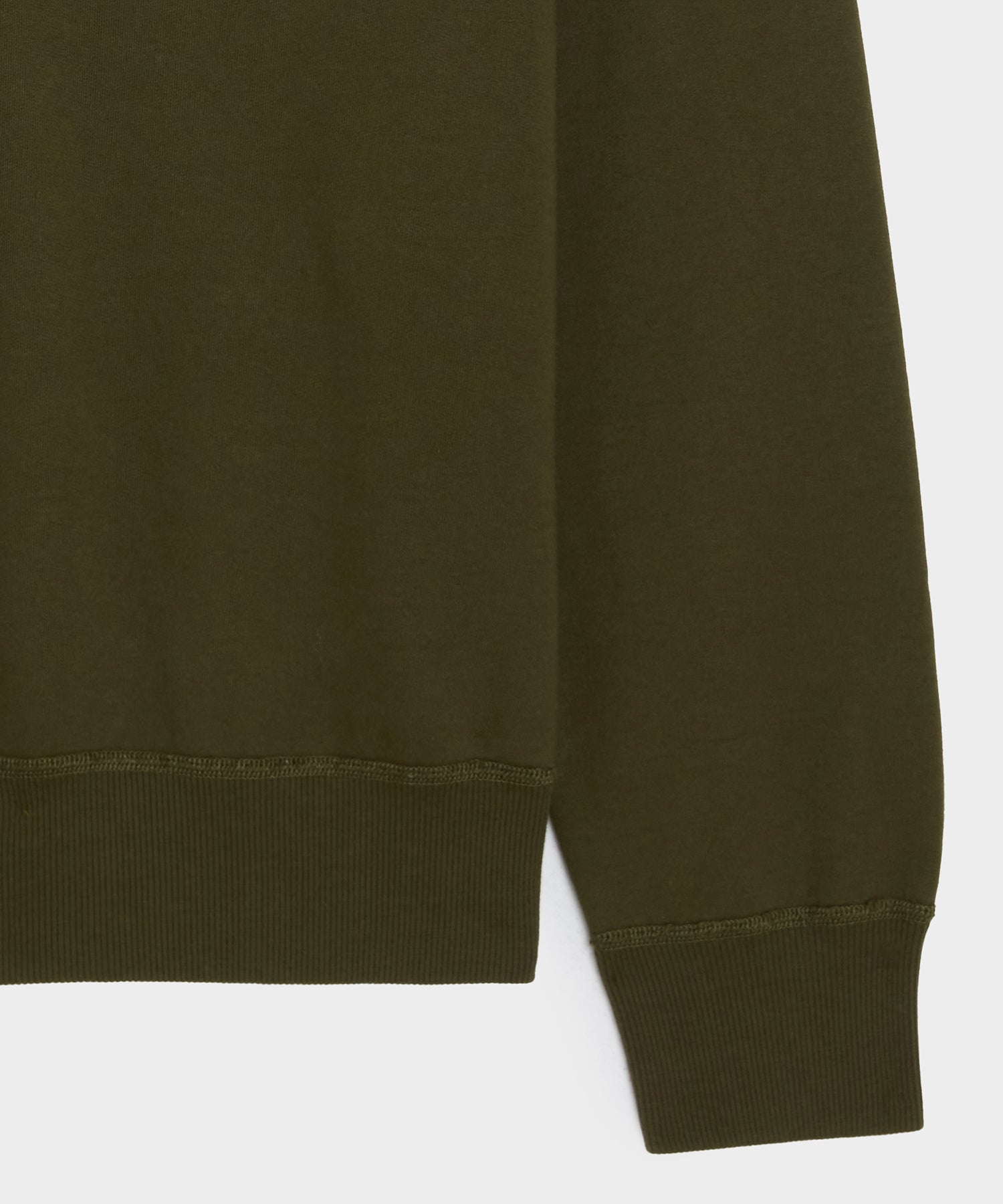 Relaxed Portuguese Terry V-Neck Sweatshirt - Image 7