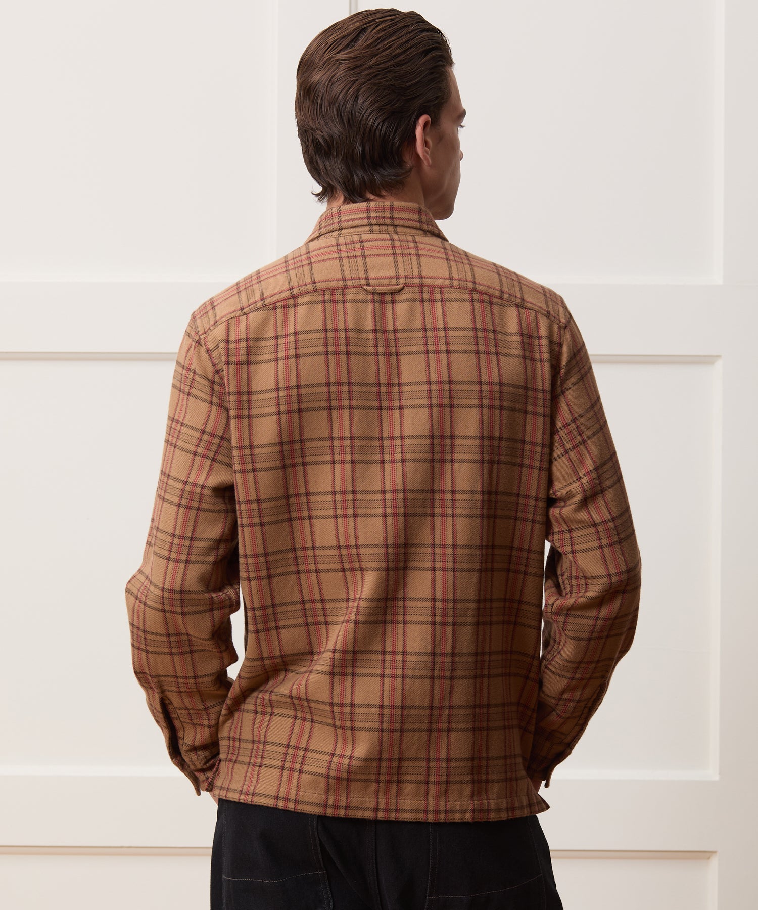 Italian Double-Brushed Flannel Shirt - Image 5