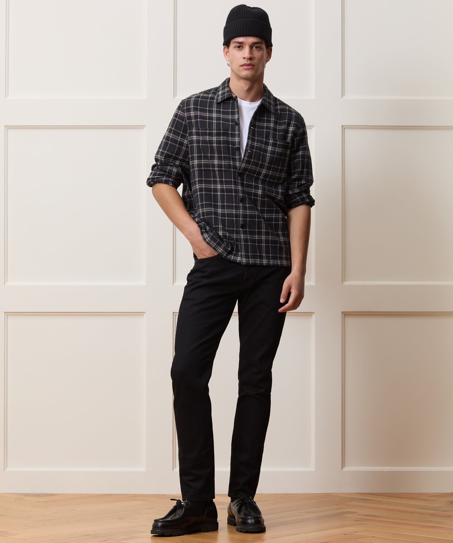 Italian Double-Brushed Flannel Shirt - Image 3