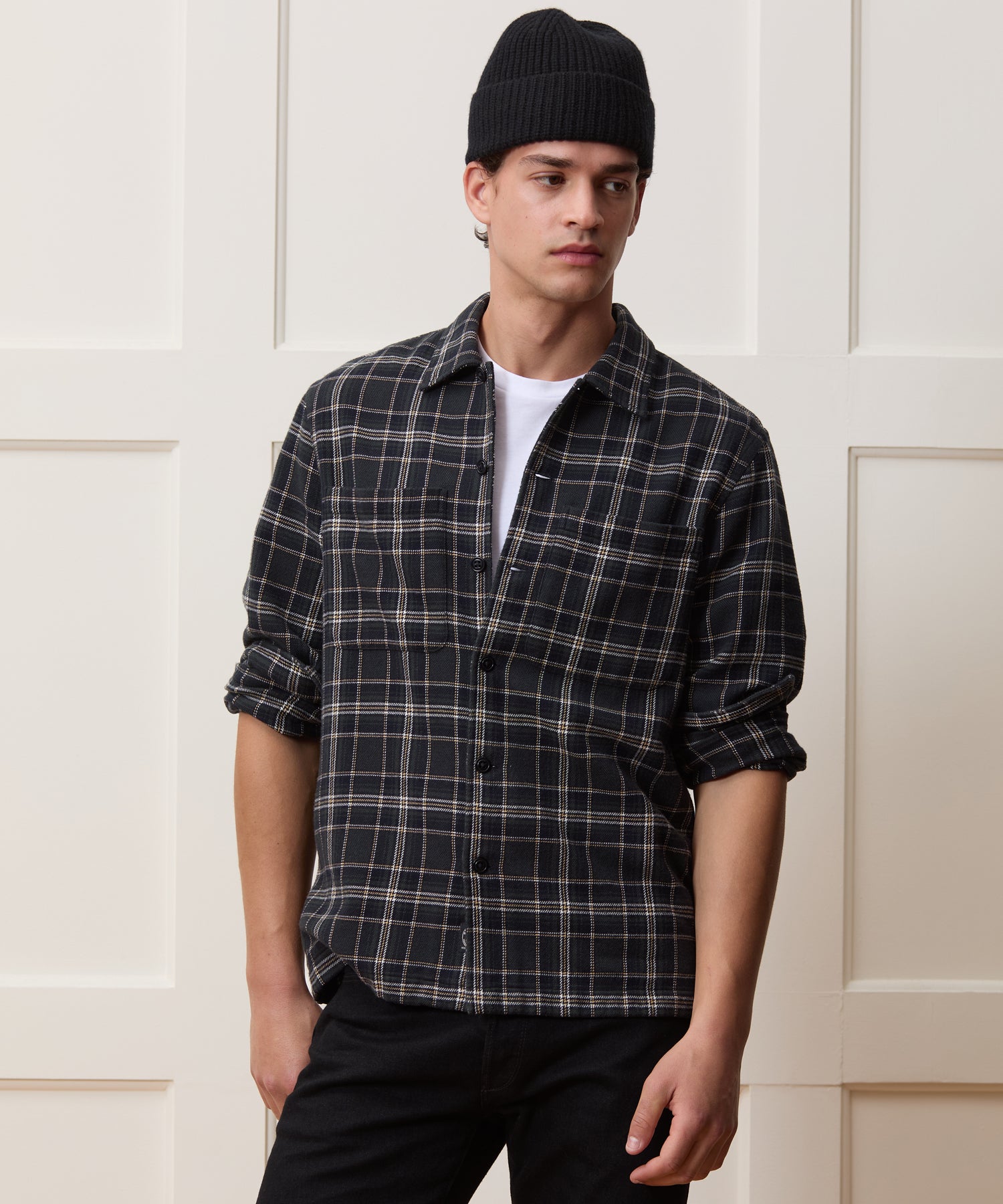 Italian Double-Brushed Flannel Shirt - Image 2