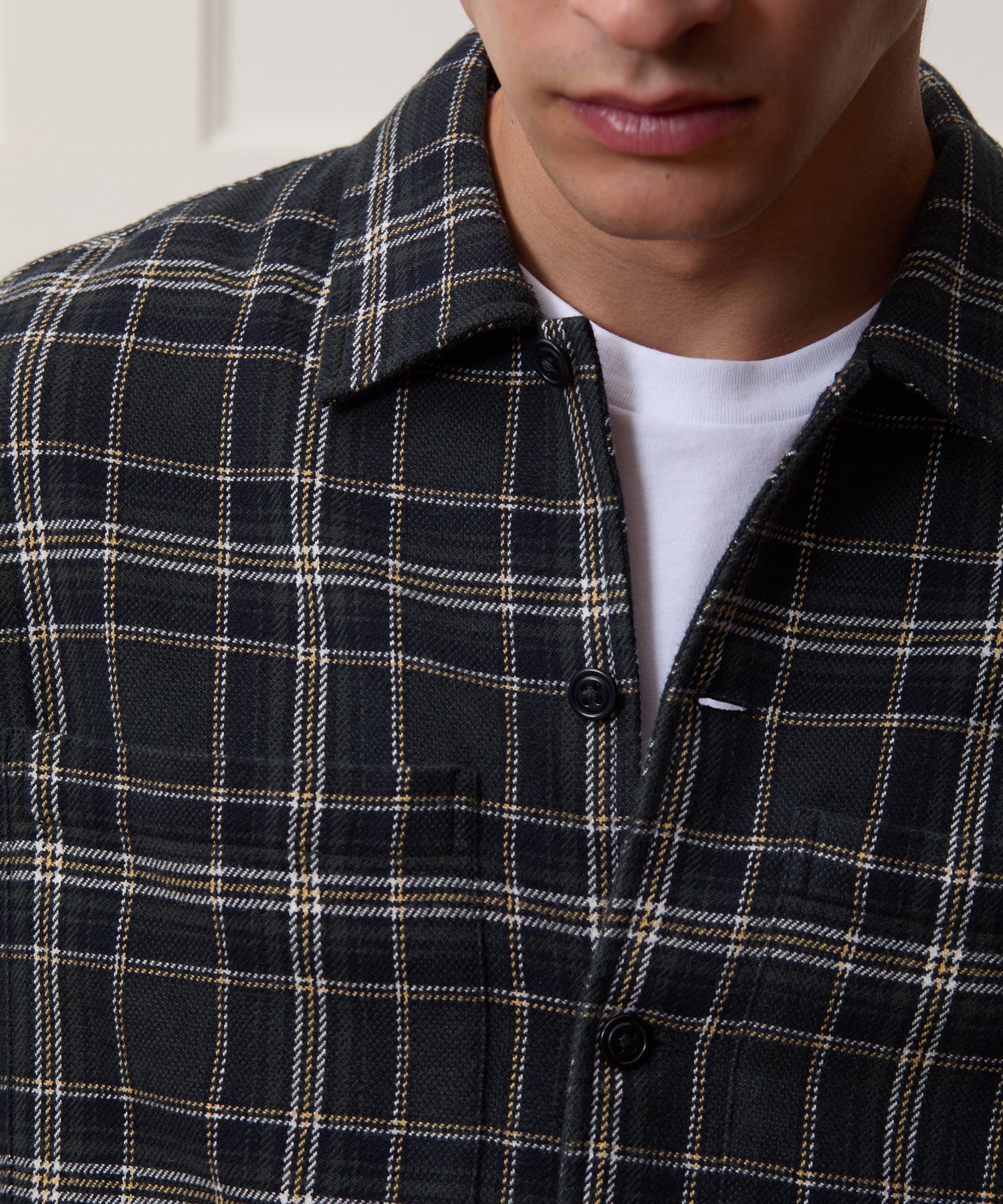 Italian Double-Brushed Flannel Shirt - Image 4