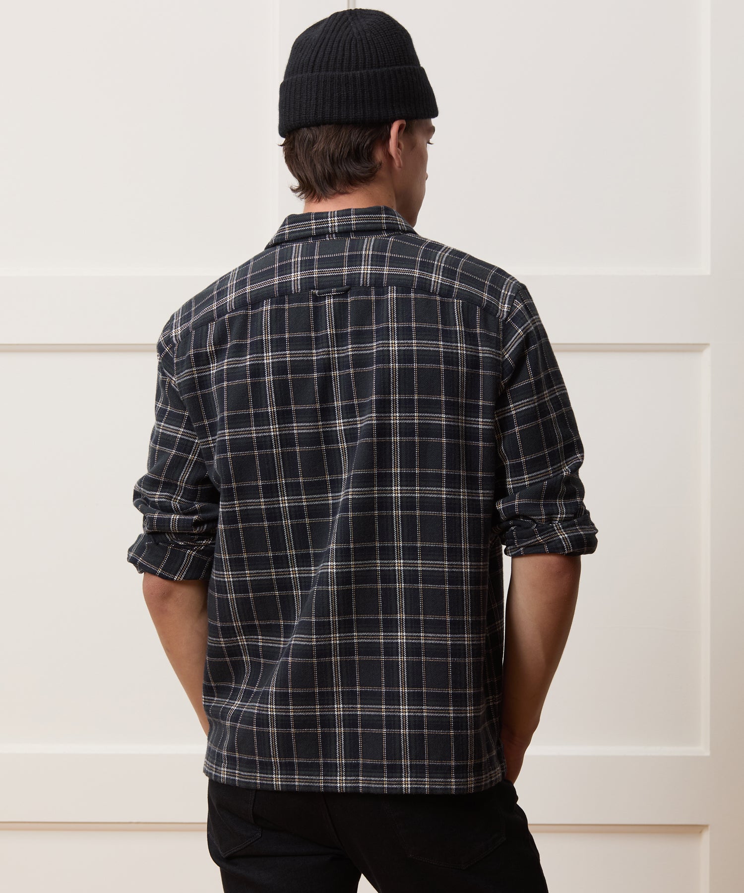 Italian Double-Brushed Flannel Shirt - Image 5