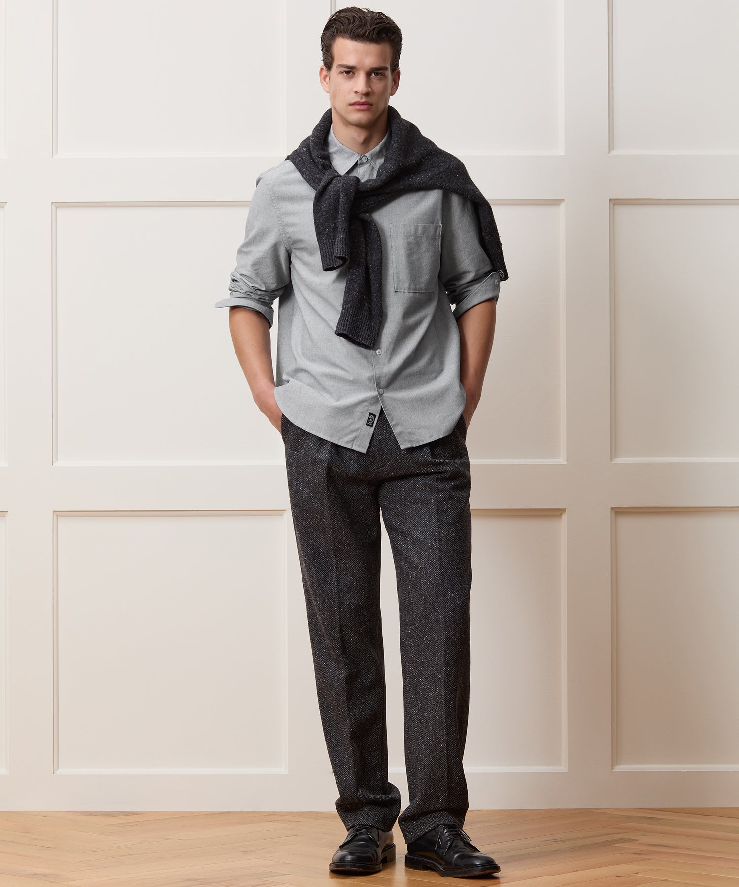 Oxford Cloth Big Shirt - Image 4