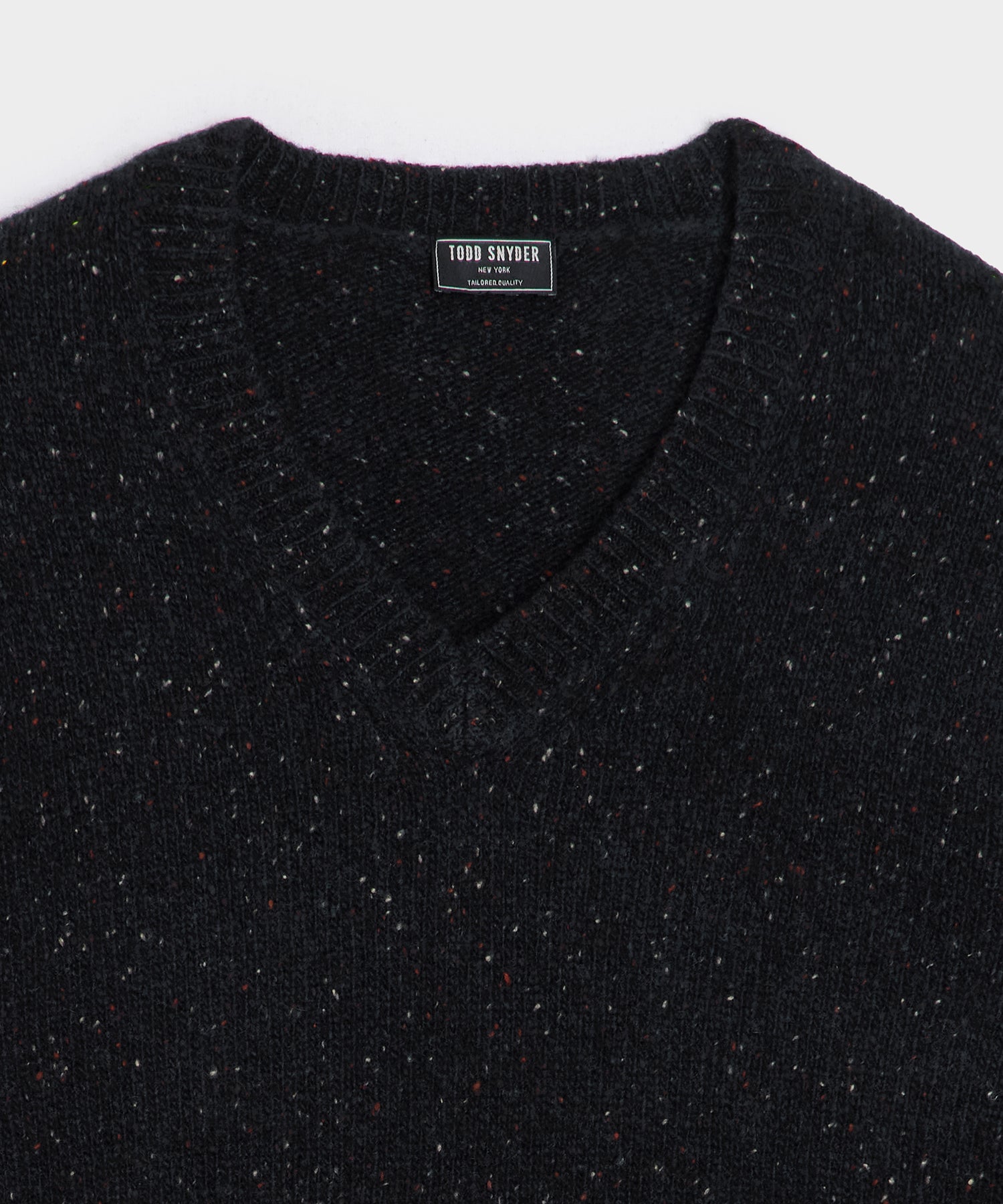 Donegal Cashmere V-Neck Sweater - Image 6