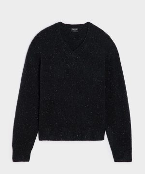 Donegal Cashmere V-Neck Sweater