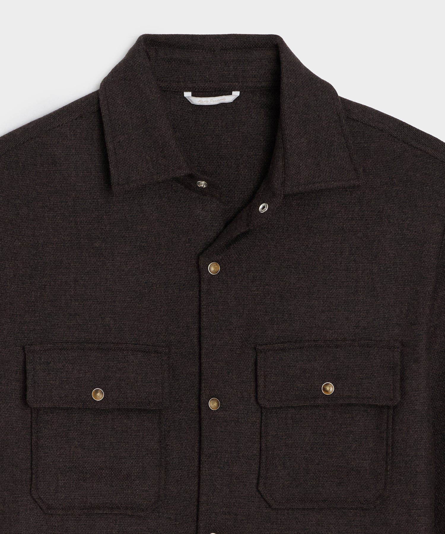 Pescarolo Italian Wool Shirt - Image 6