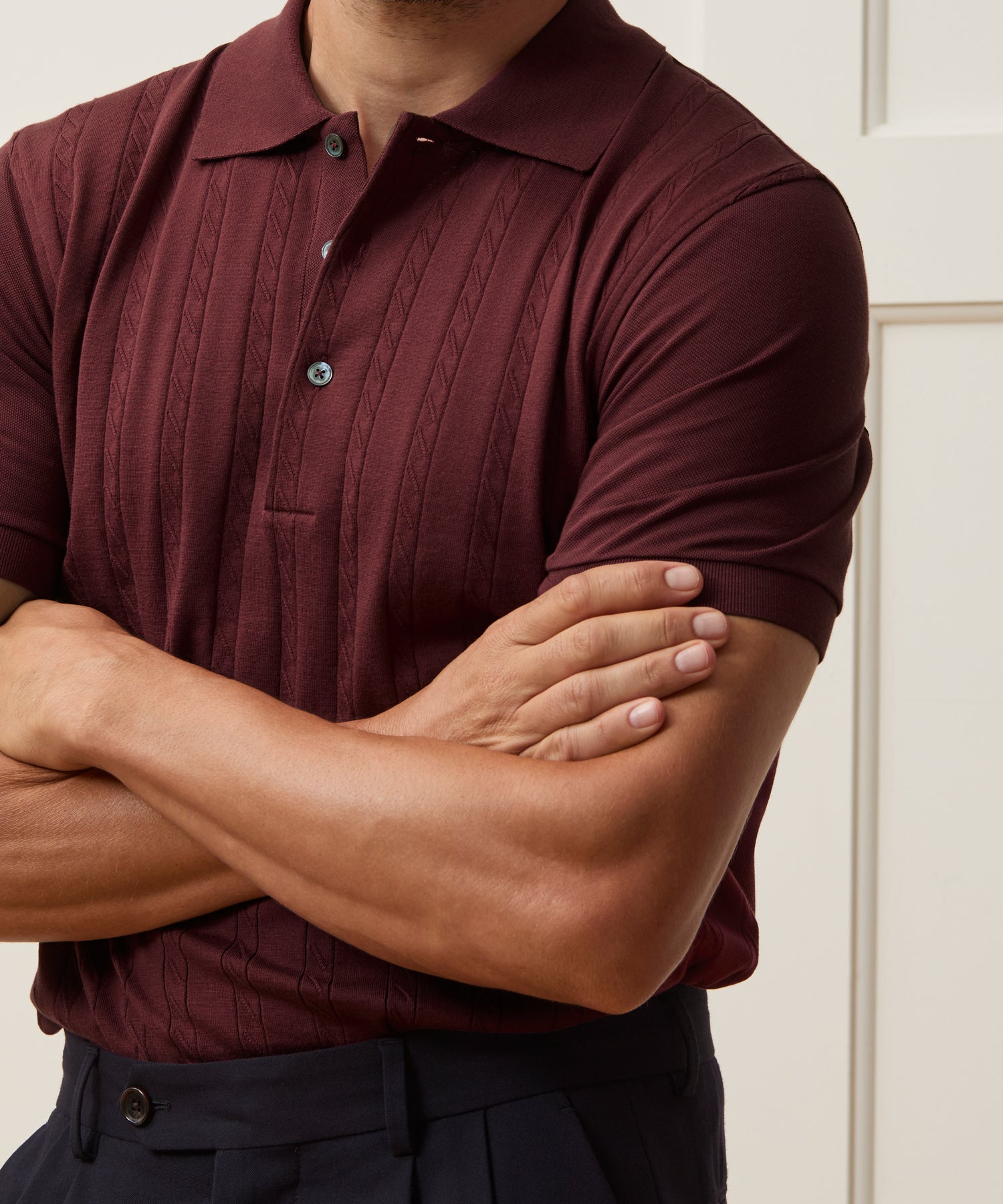 Cotton Cable Polo - Image 4