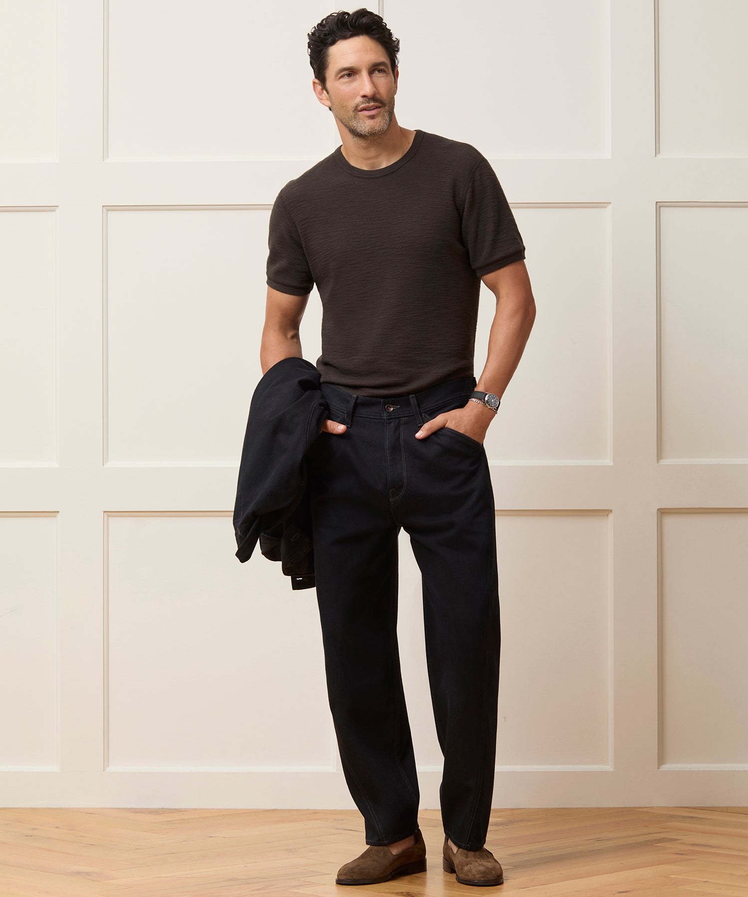 Lightweight Mini Waffle Tee - Image 3