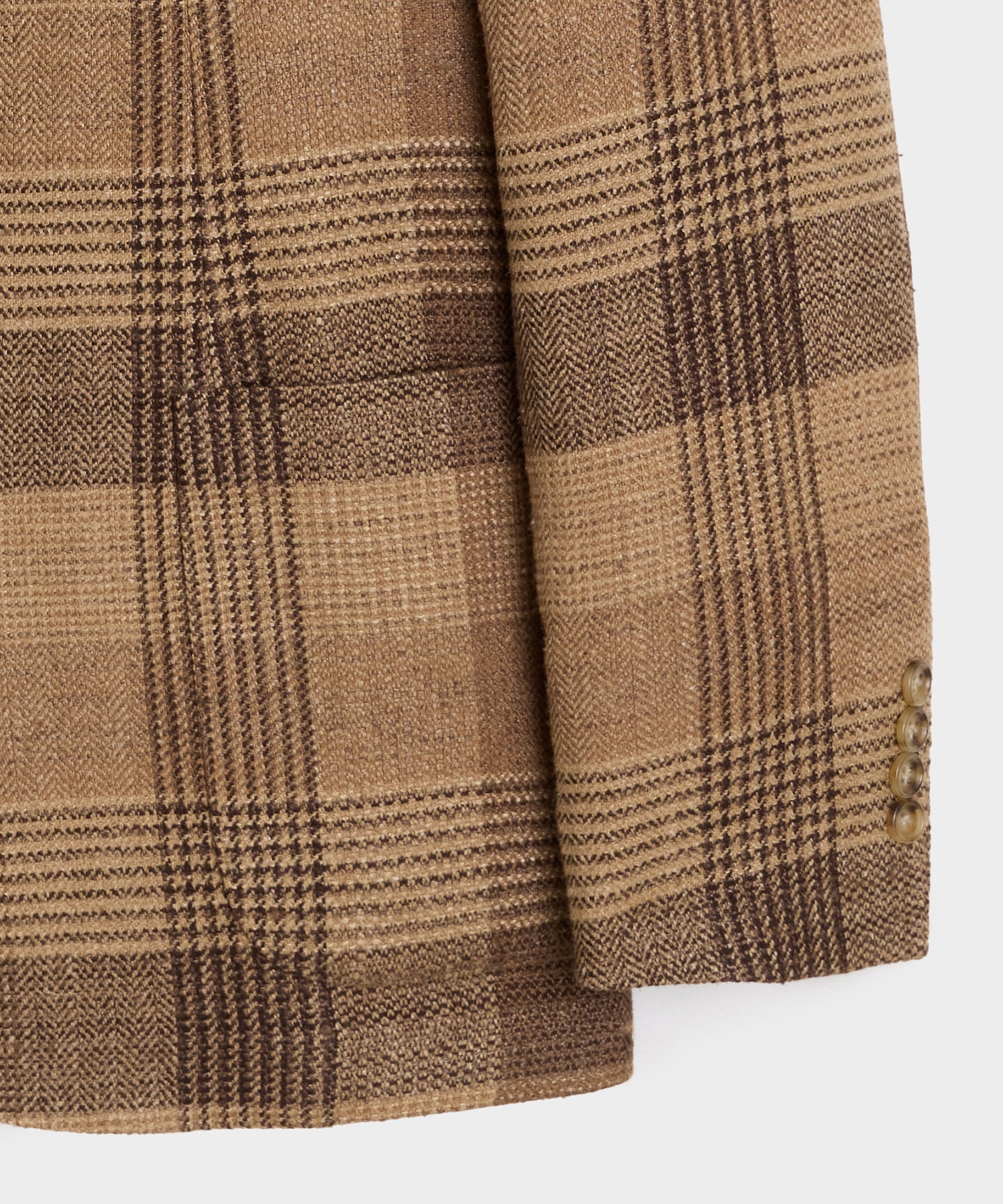 Italian Wool-Silk Glen Plaid Sport Coat - Image 7