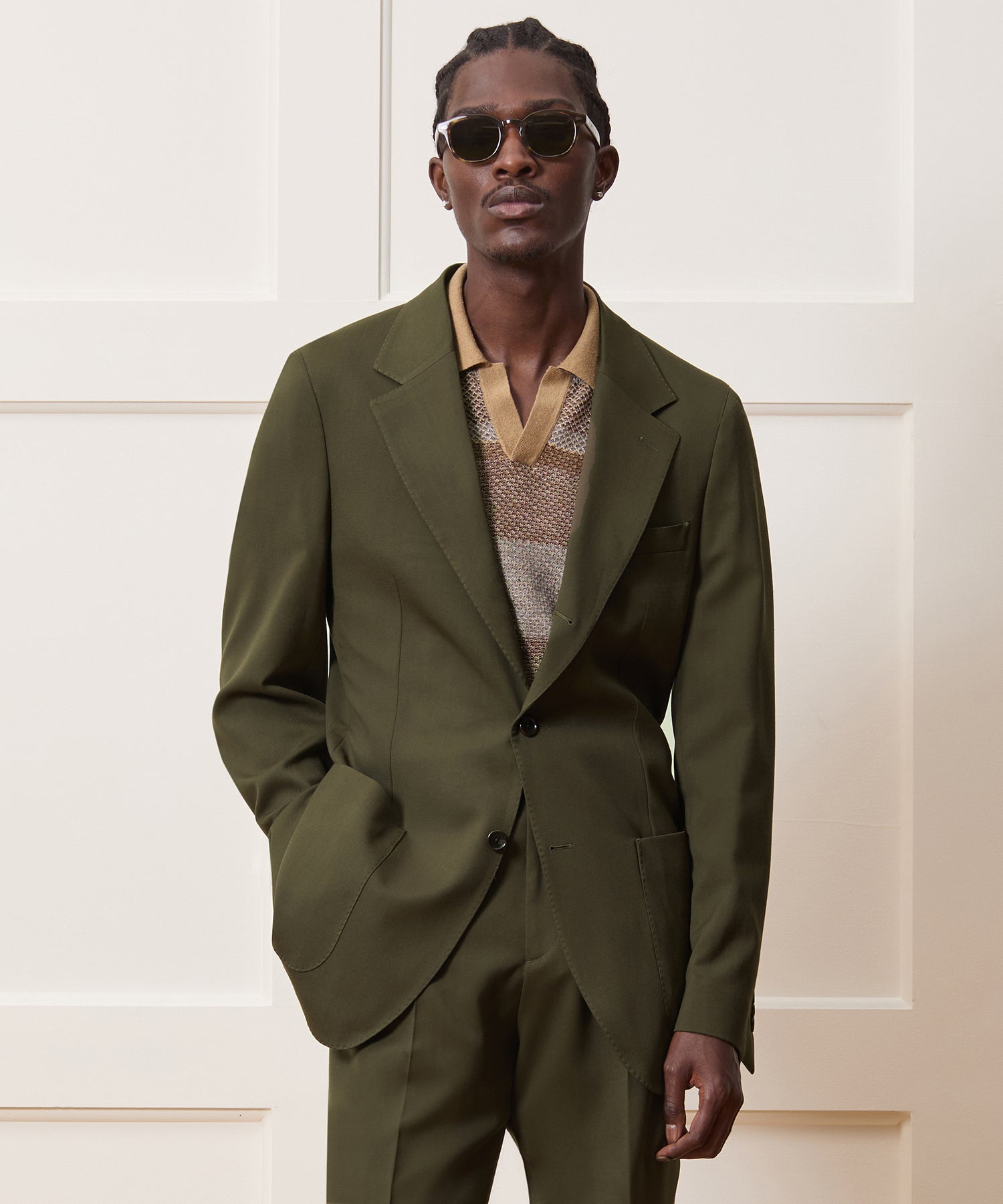 Italian Wool Gabardine Madison Suit - Image 2