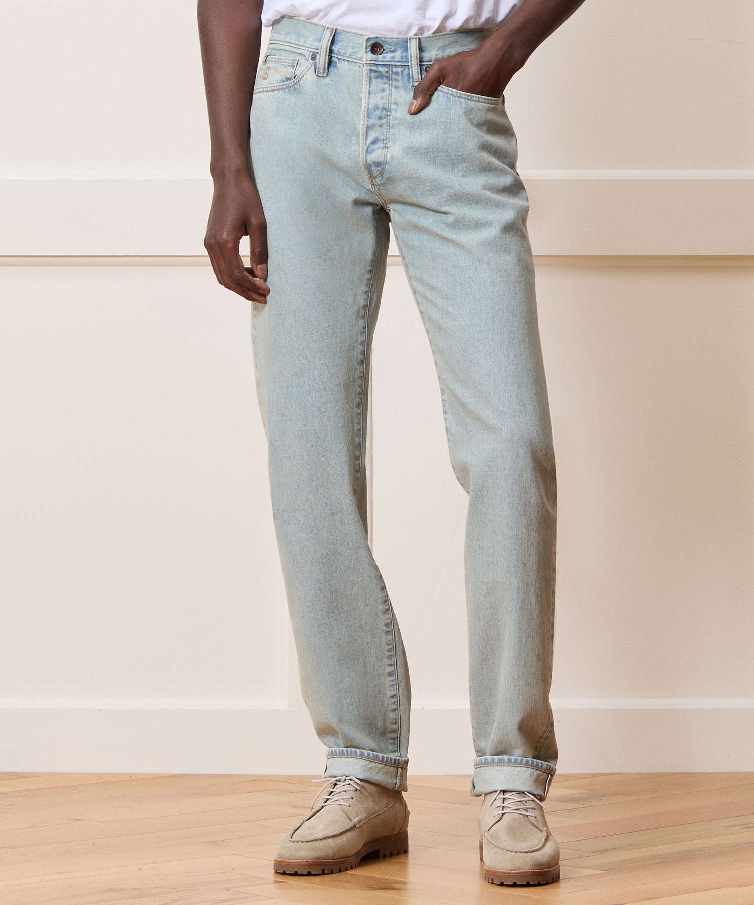Slim Selvedge Jean in Light Indigo - Image 2