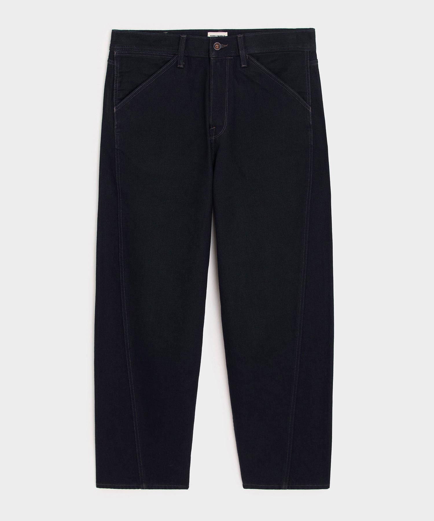 Relaxed Barrel Jean in Black