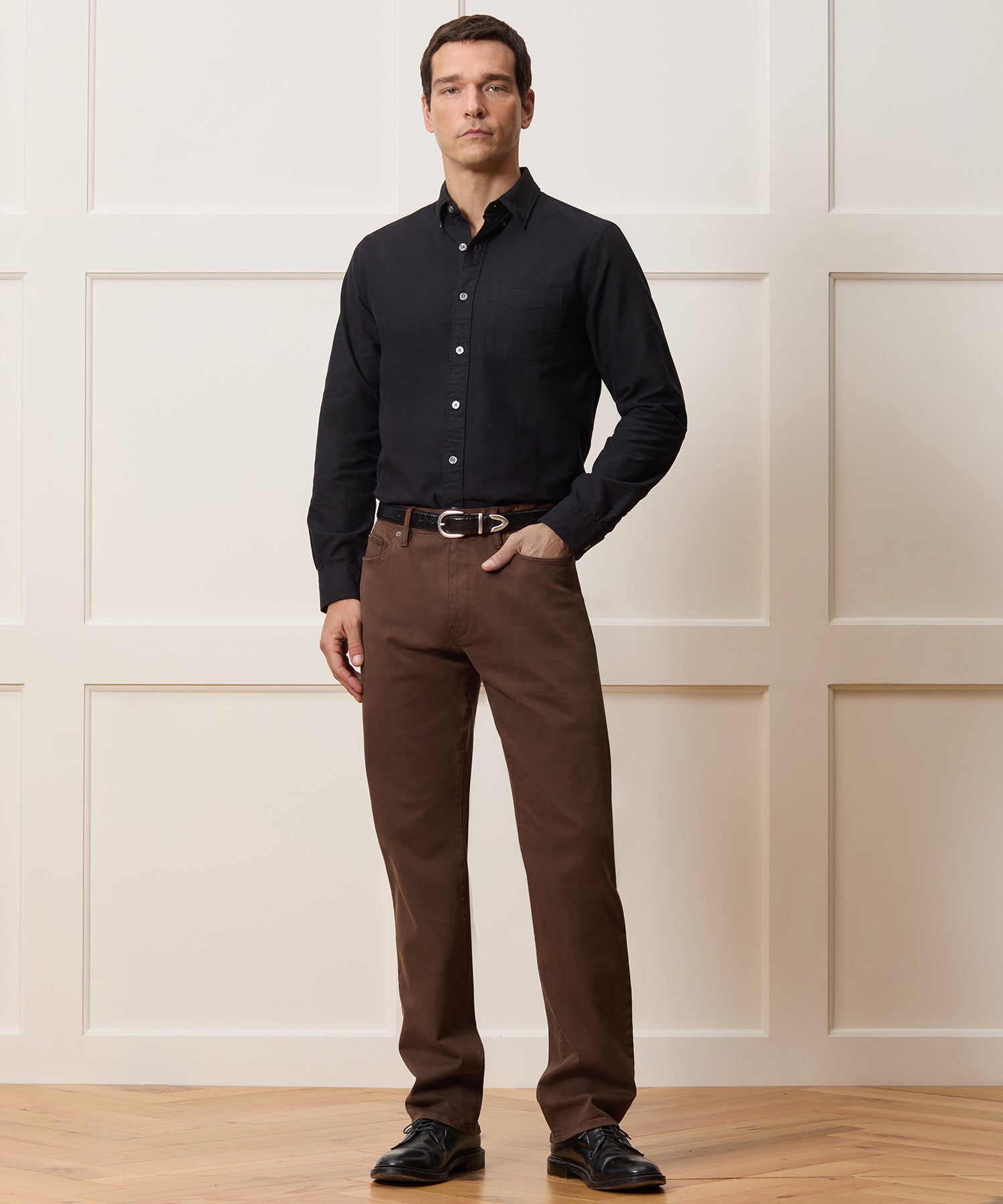 Straight Fit 5-Pocket Chino - Image 3