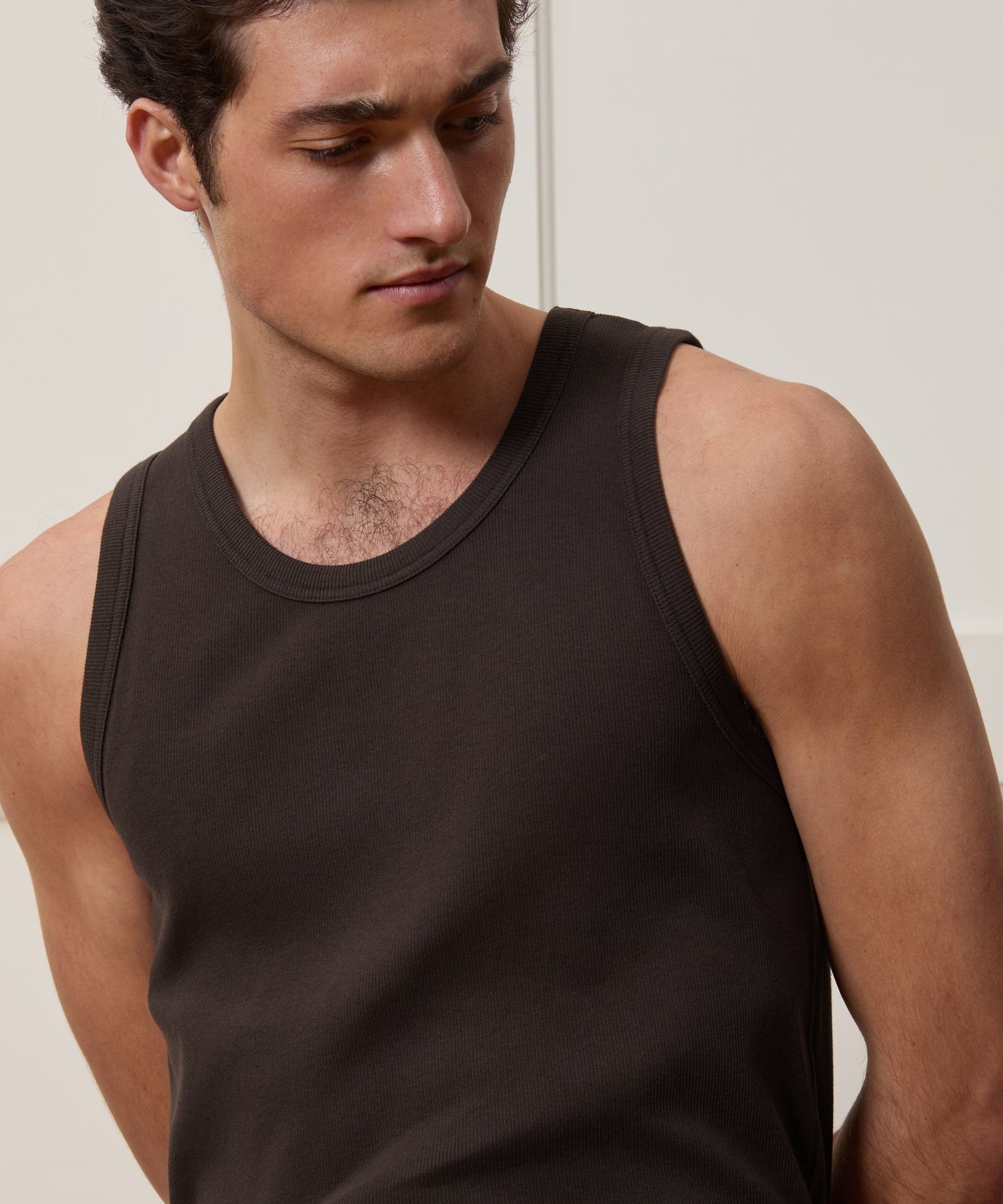 Portuguese Cotton High Neck Tank - Image 4