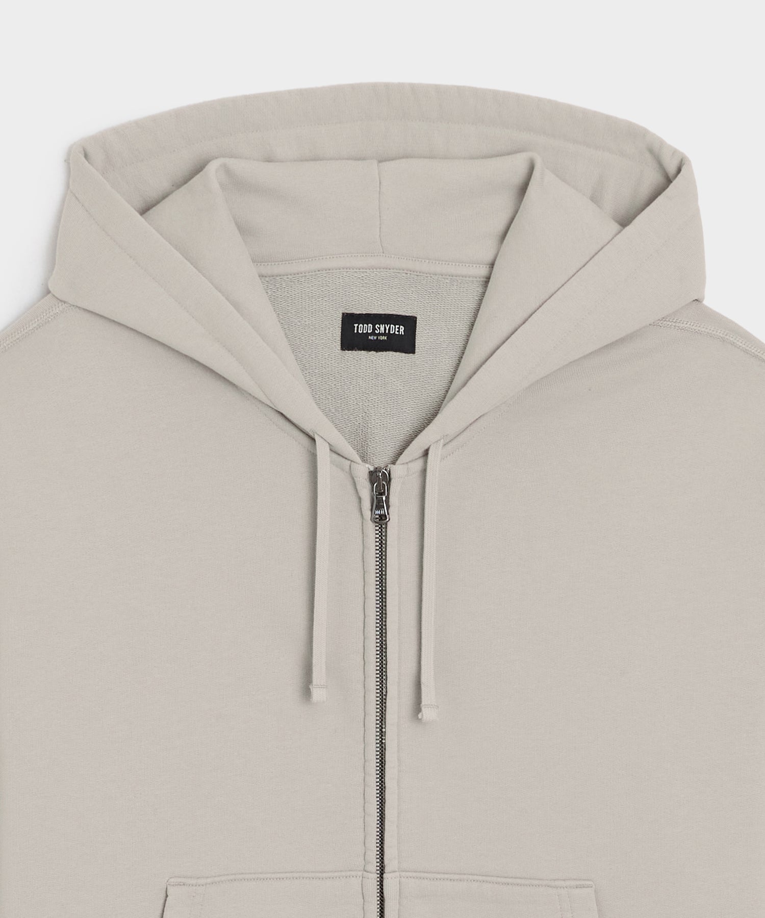 Relaxed Portuguese Terry Full-Zip Hoodie - Image 7
