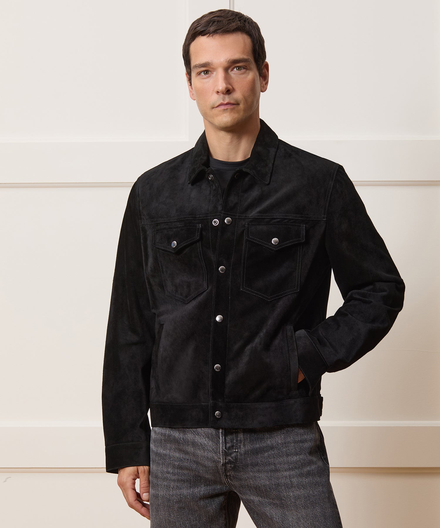 Italian Suede Dylan Jacket - Image 2