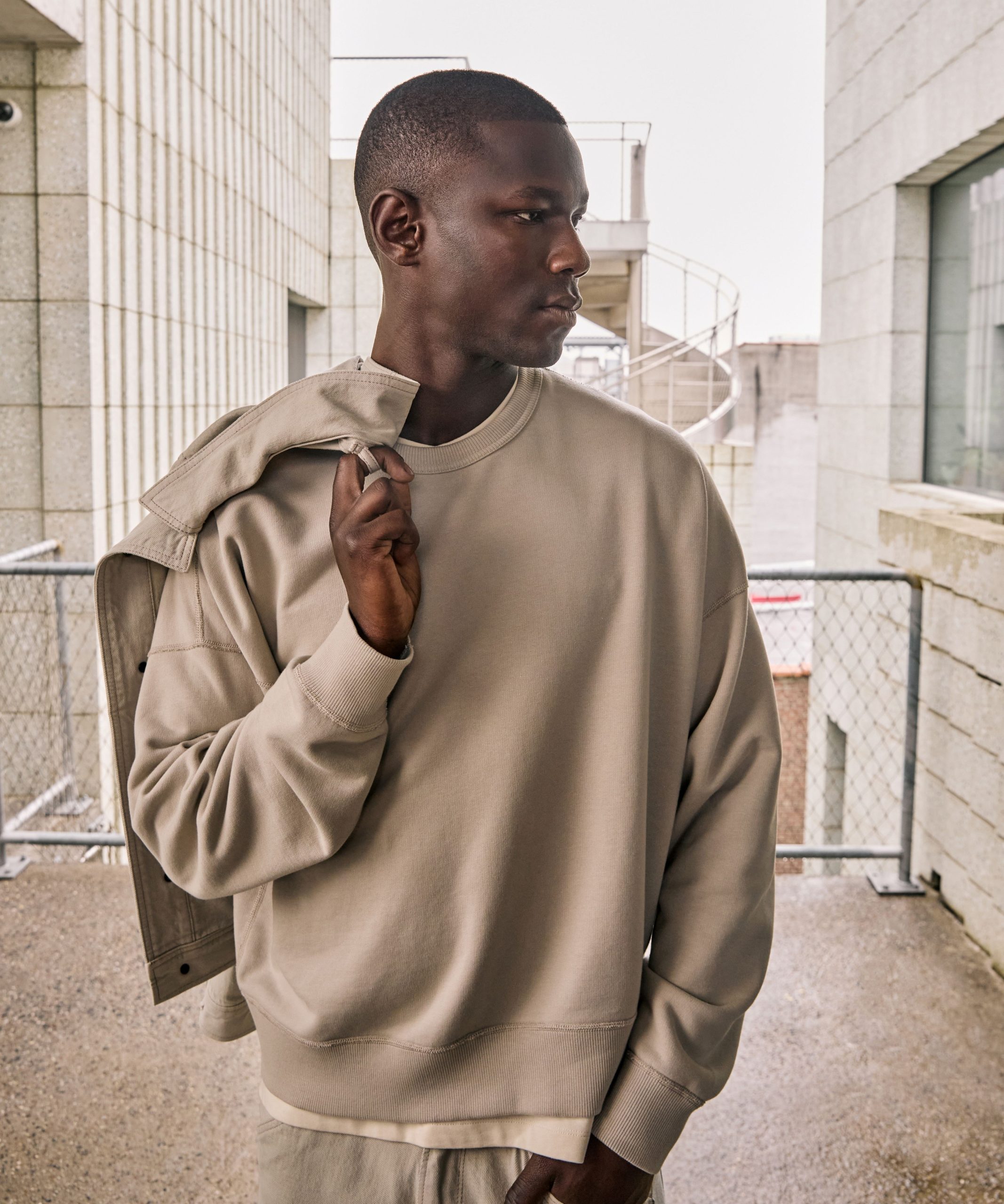 Relaxed Portuguese Terry Crewneck - Image 6