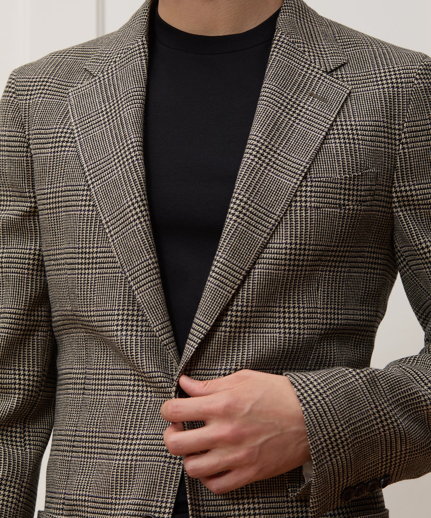 Italian Wool Glen Plaid Sport Coat - Image 5