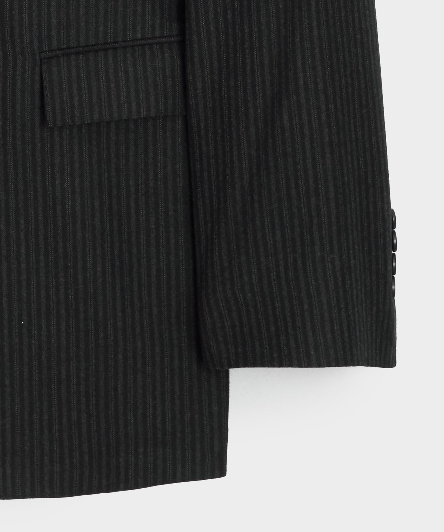 Italian Flannel Pinstripe Wythe Jacket - Image 6