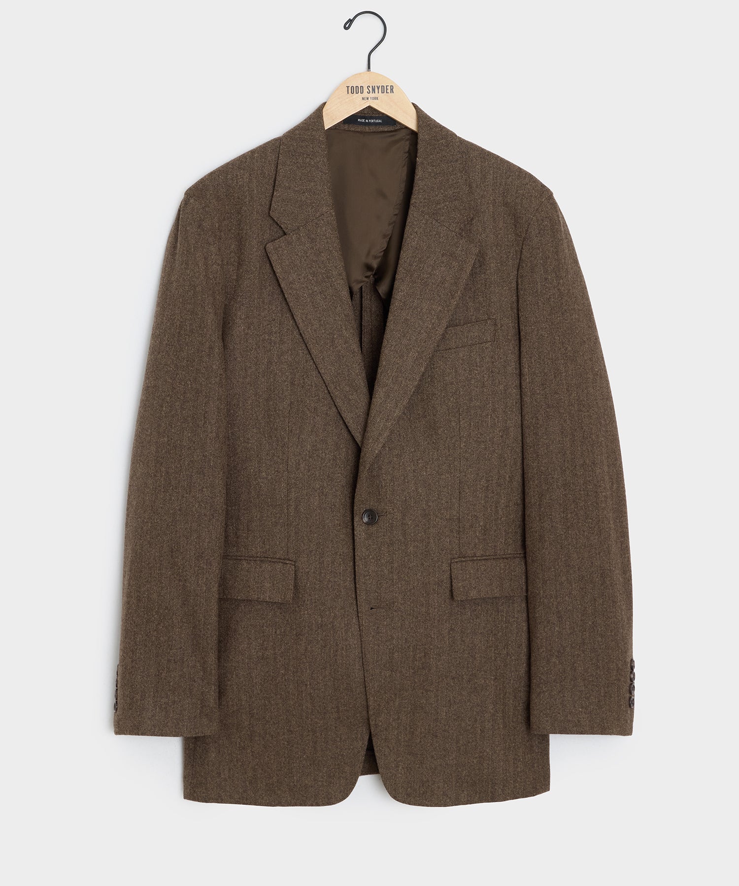 Italian Flannel Herringbone Wythe Suit - Image 8