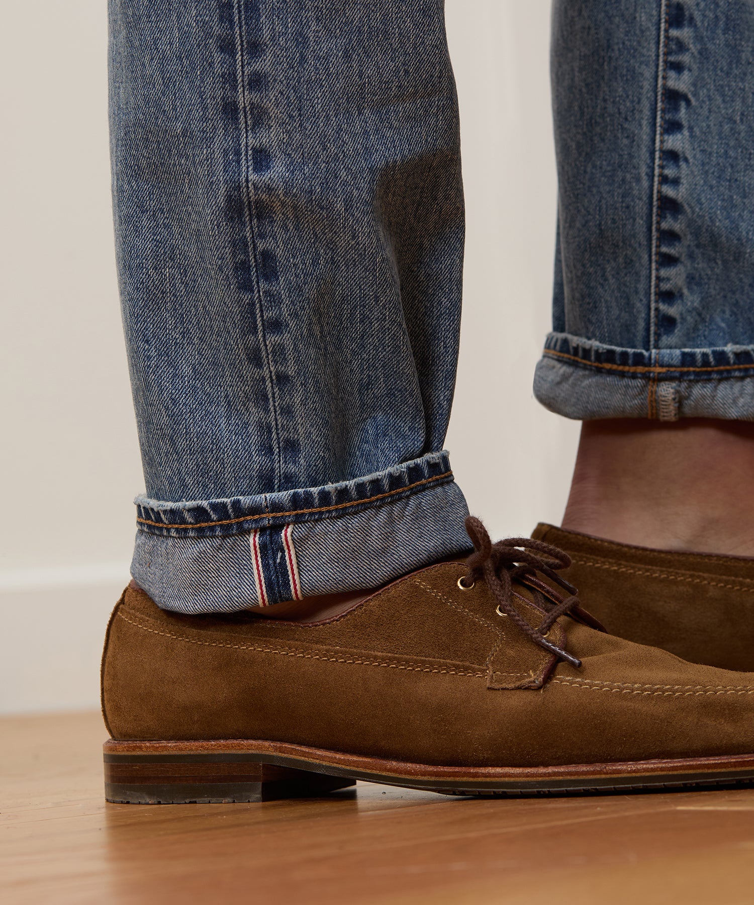 Slim Selvedge Jean in Destroyed Wash - Image 4