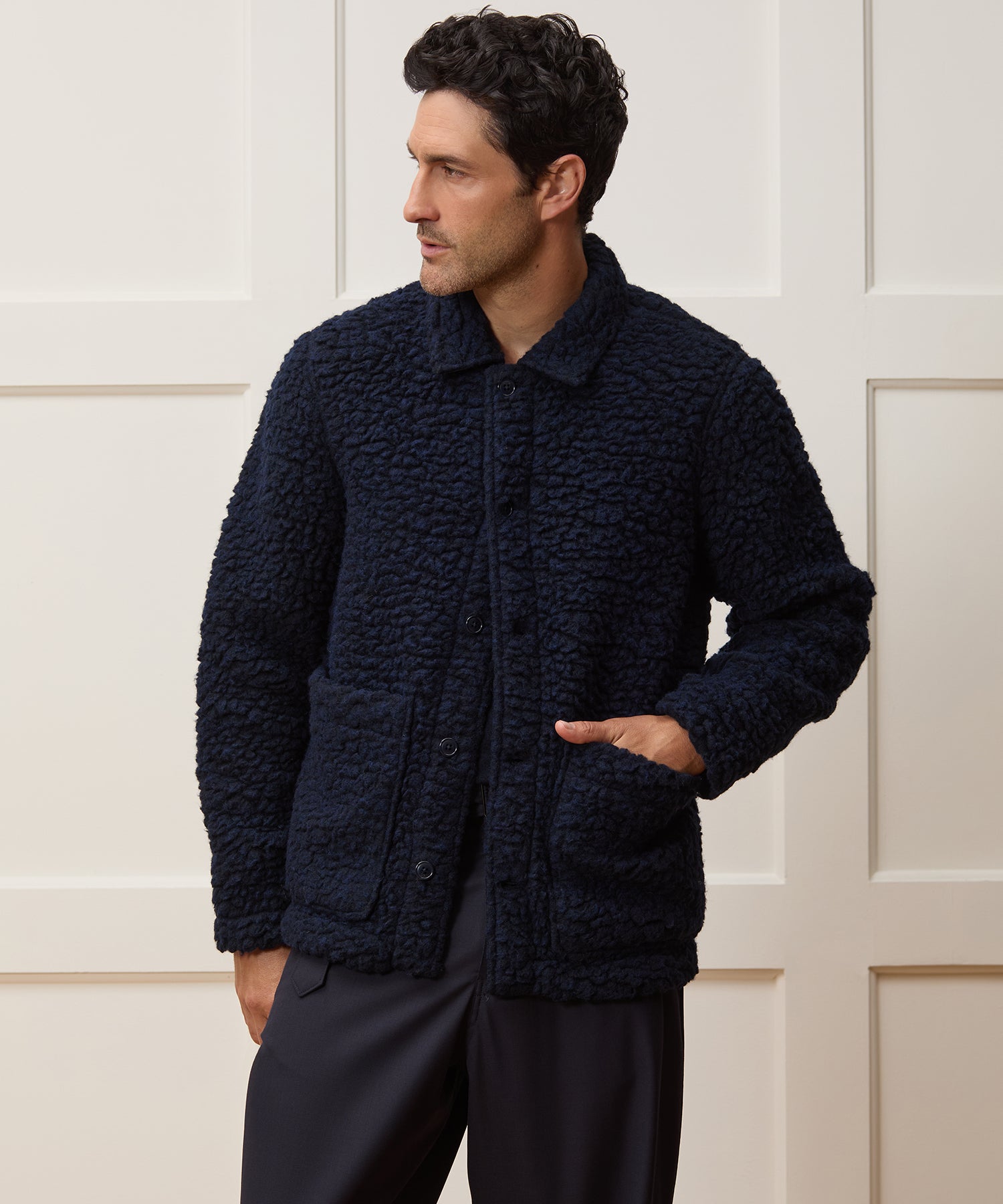 Italian Sherpa Chore Coat - Image 2