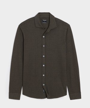 Knit Cotton Dress Shirt