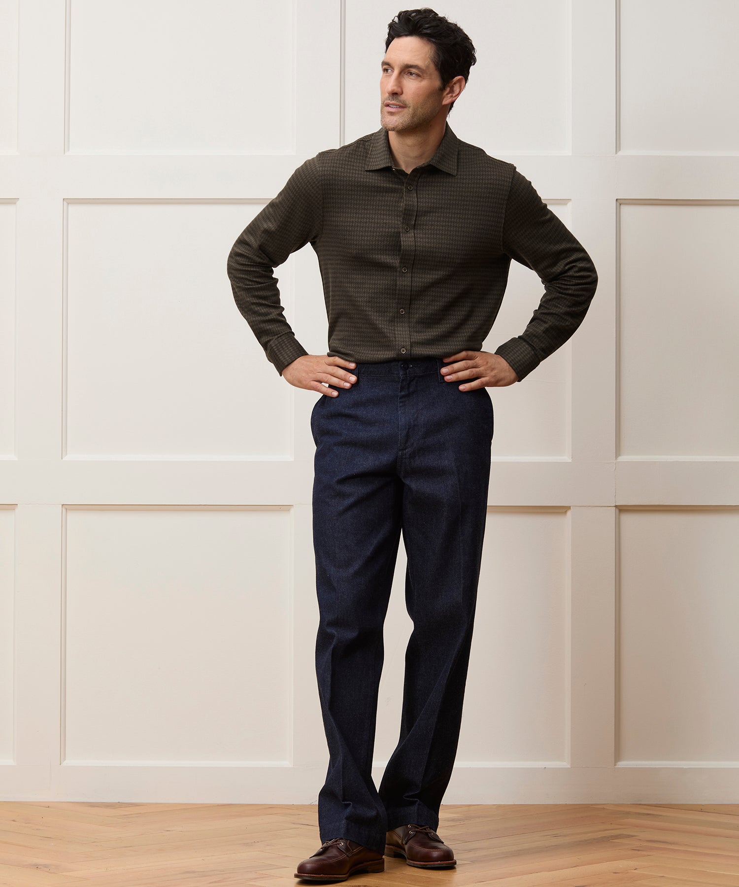 Knit Cotton Dress Shirt - Image 3
