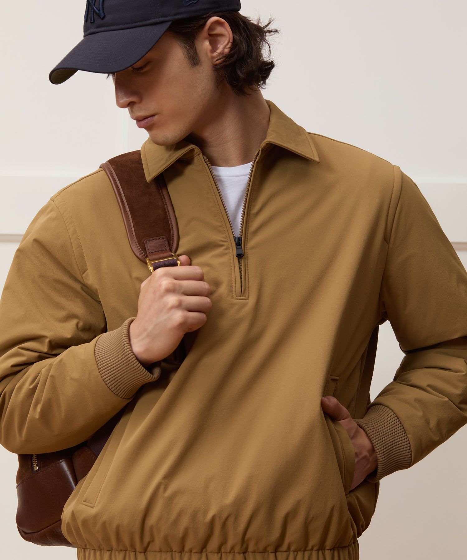 Lightweight Nylon Quarter-Zip Jacket - Image 3