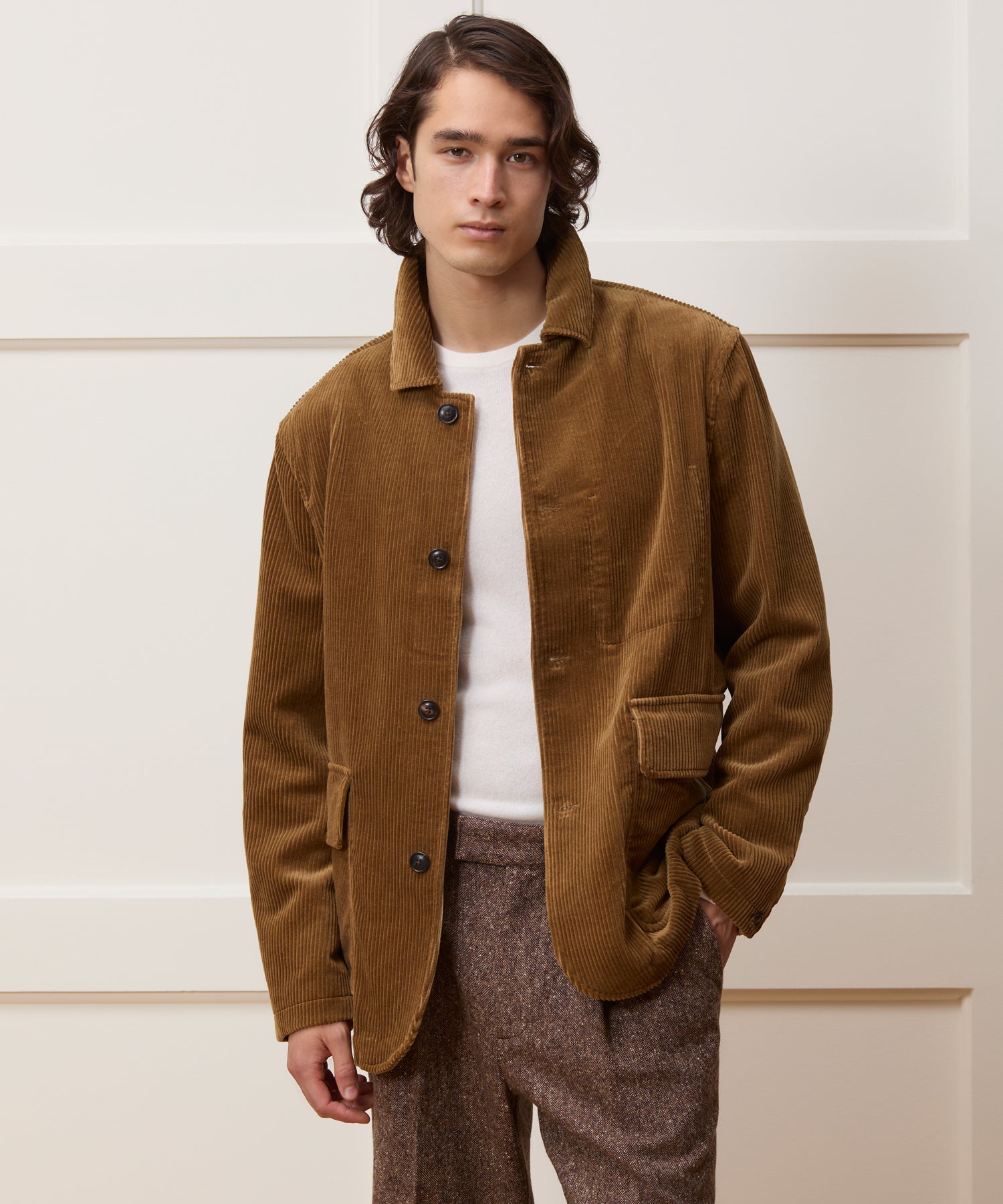 Relaxed Italian Corduroy Walking Jacket - Image 2