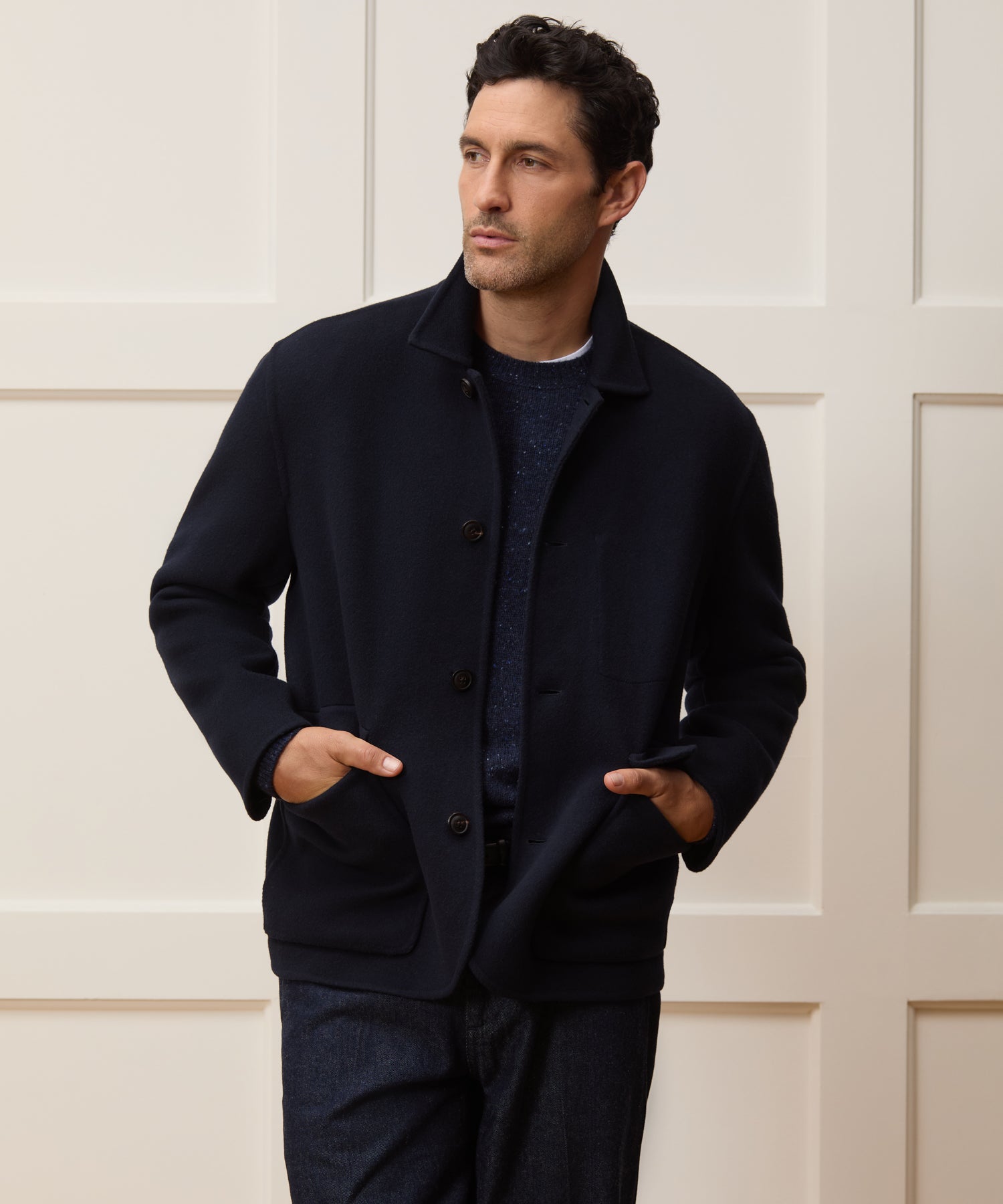 Relaxed Italian Cashmere Walking Jacket - Image 2