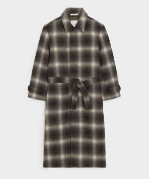 Italian Wool-Alpaca Belted Overcoat