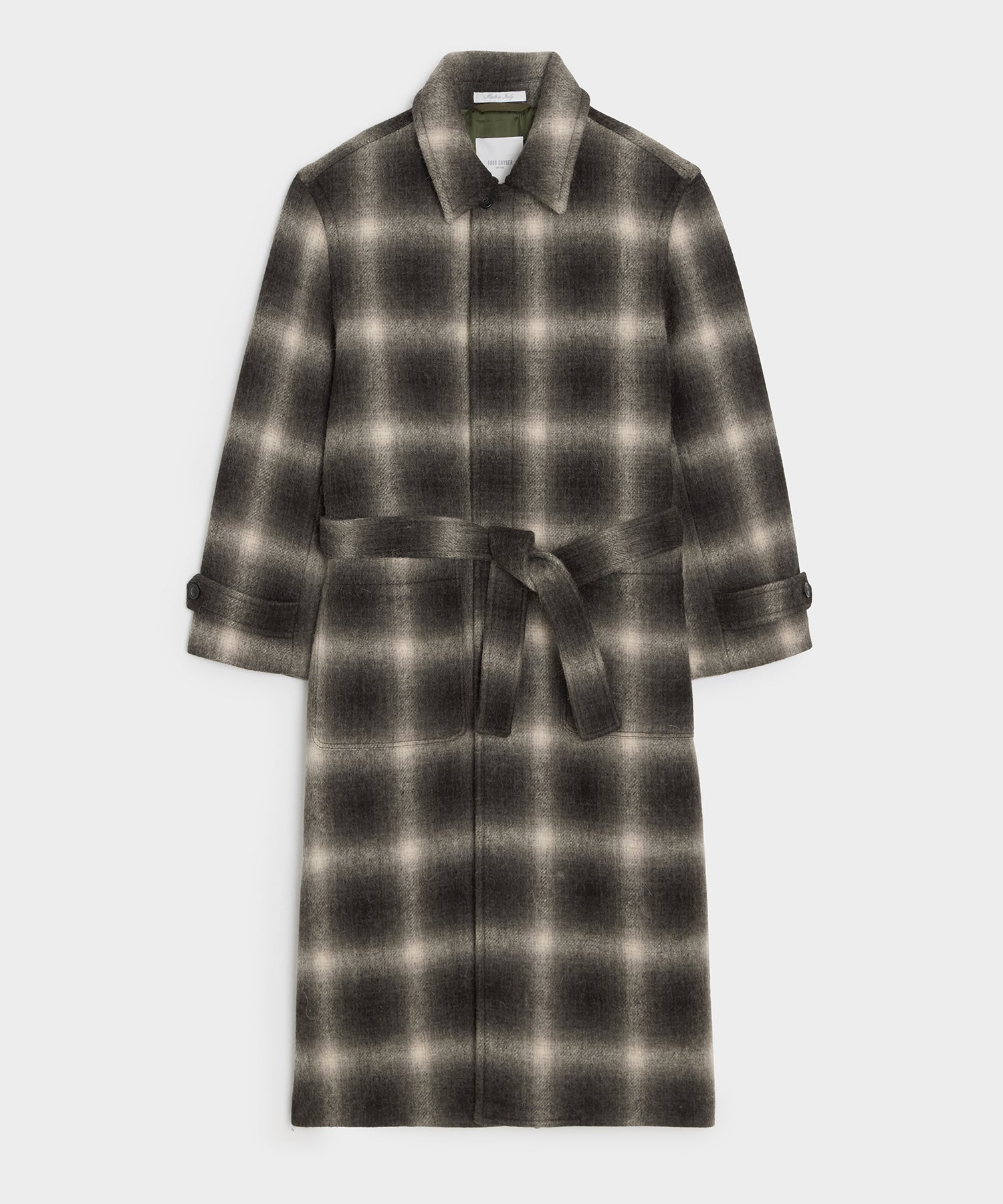 Italian Wool-Alpaca Belted Overcoat