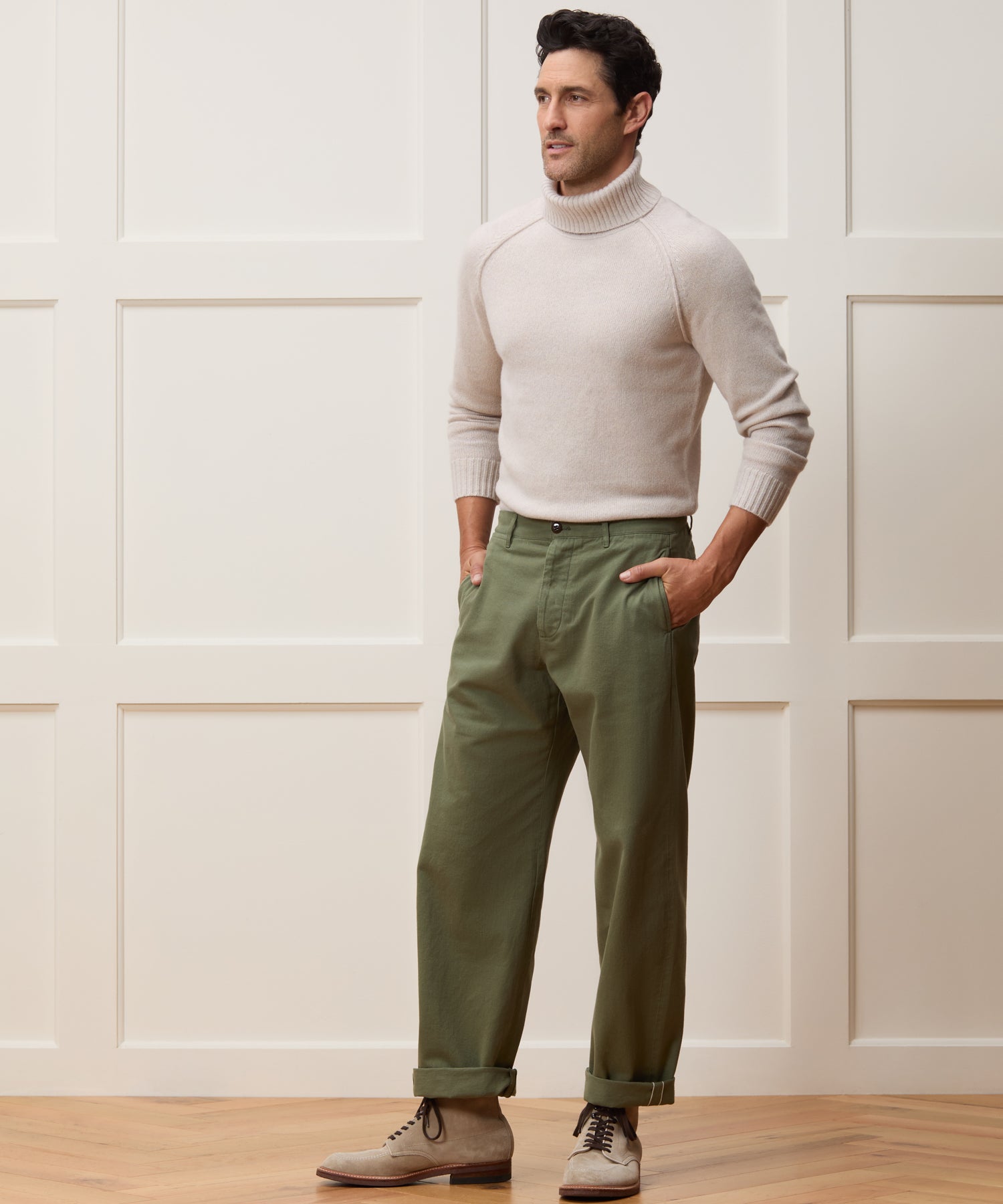 Relaxed Fit Japanese Selvedge Chino - Image 3