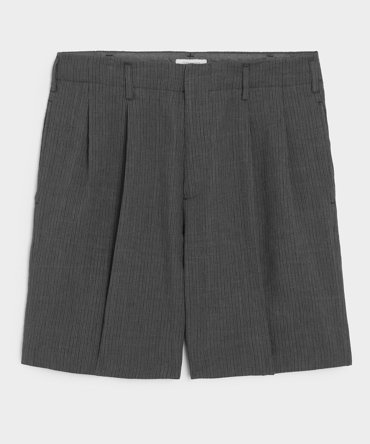 8 Striped Linen Hollywood Short - Image 6