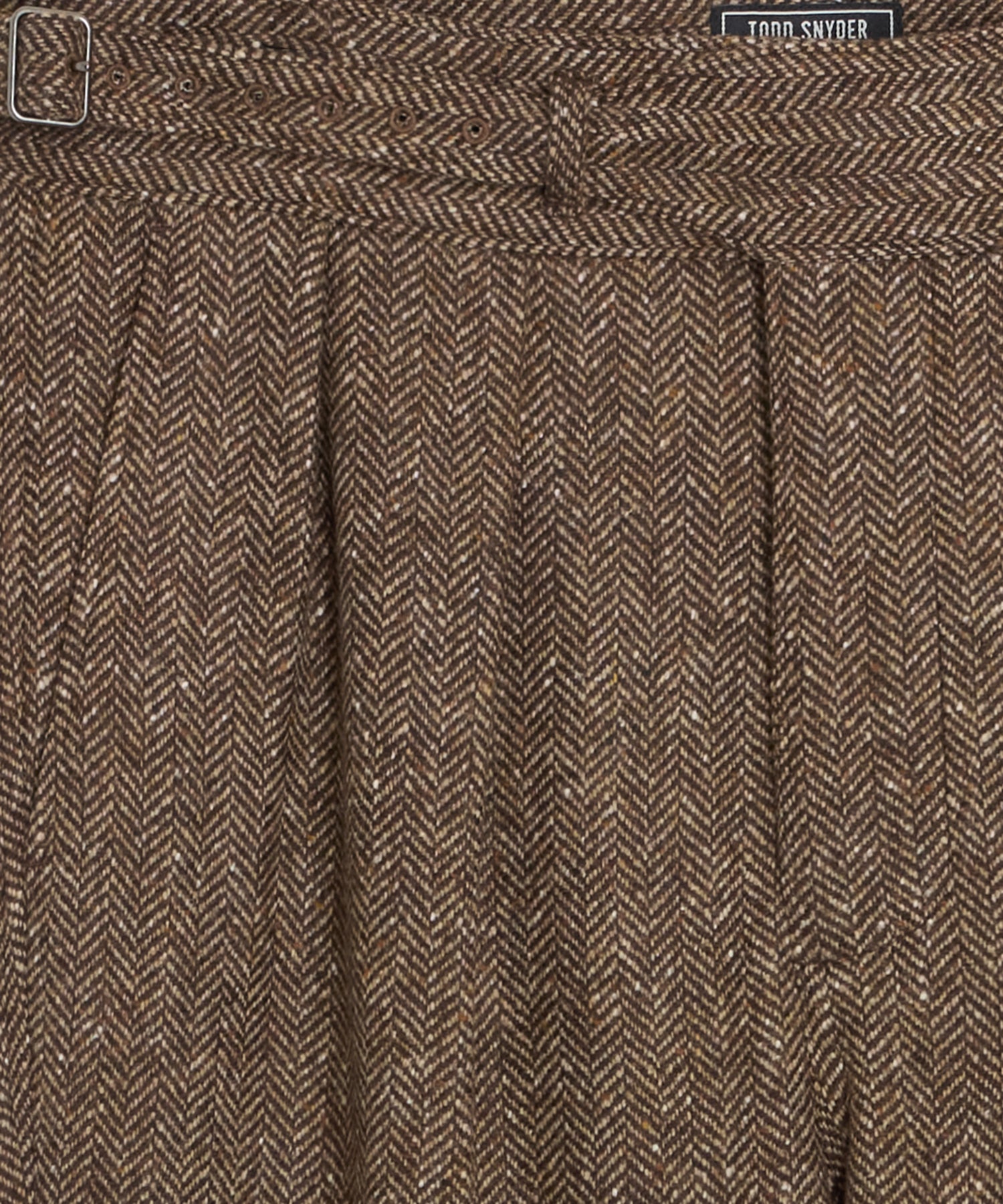 Italian Donegal Herringbone Gurkha Trouser - Image 6