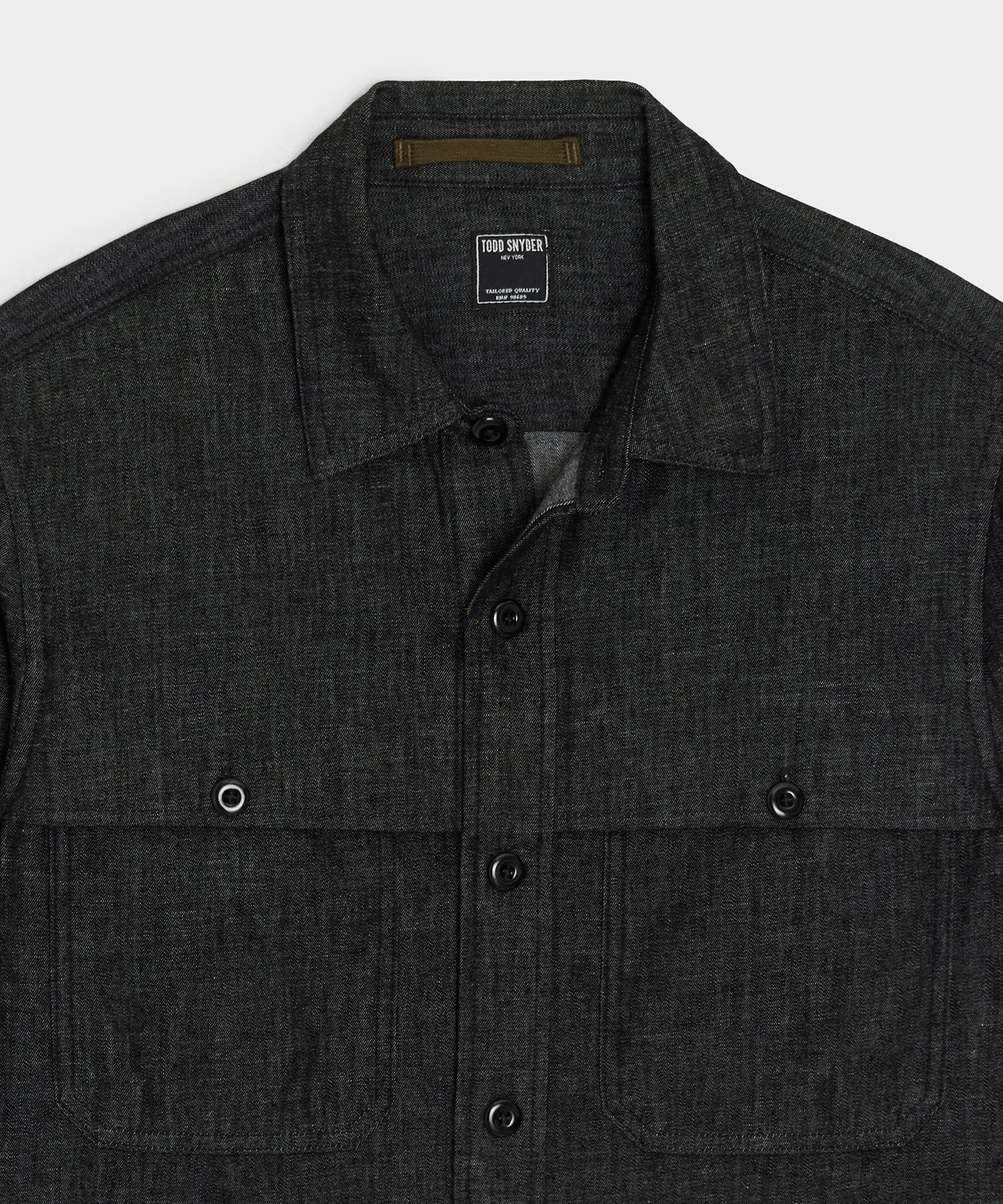 Denim Cape Shirt - Image 5