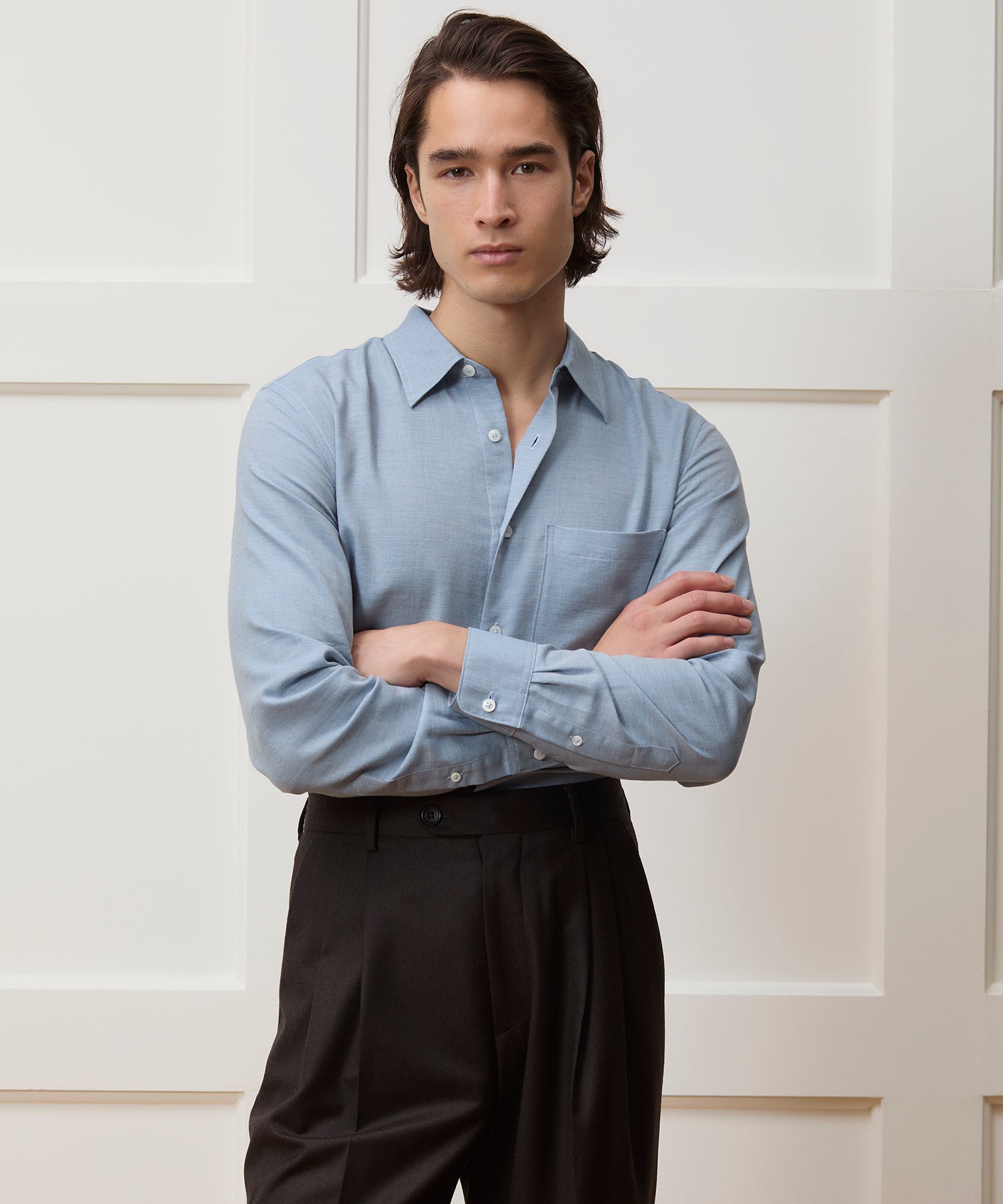 Portuguese Cotton-Cashmere Sport Shirt - Image 2