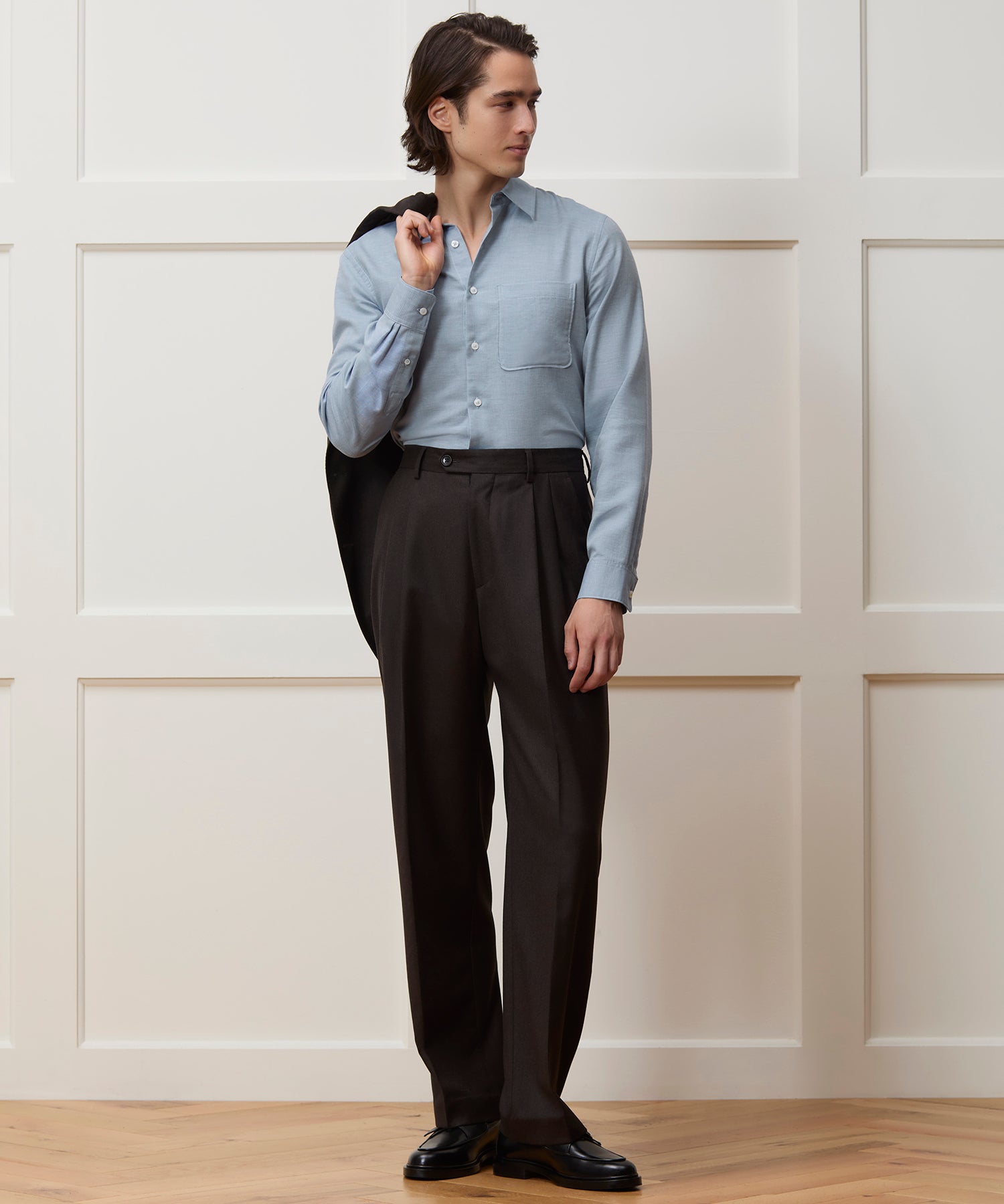 Portuguese Cotton-Cashmere Sport Shirt - Image 5