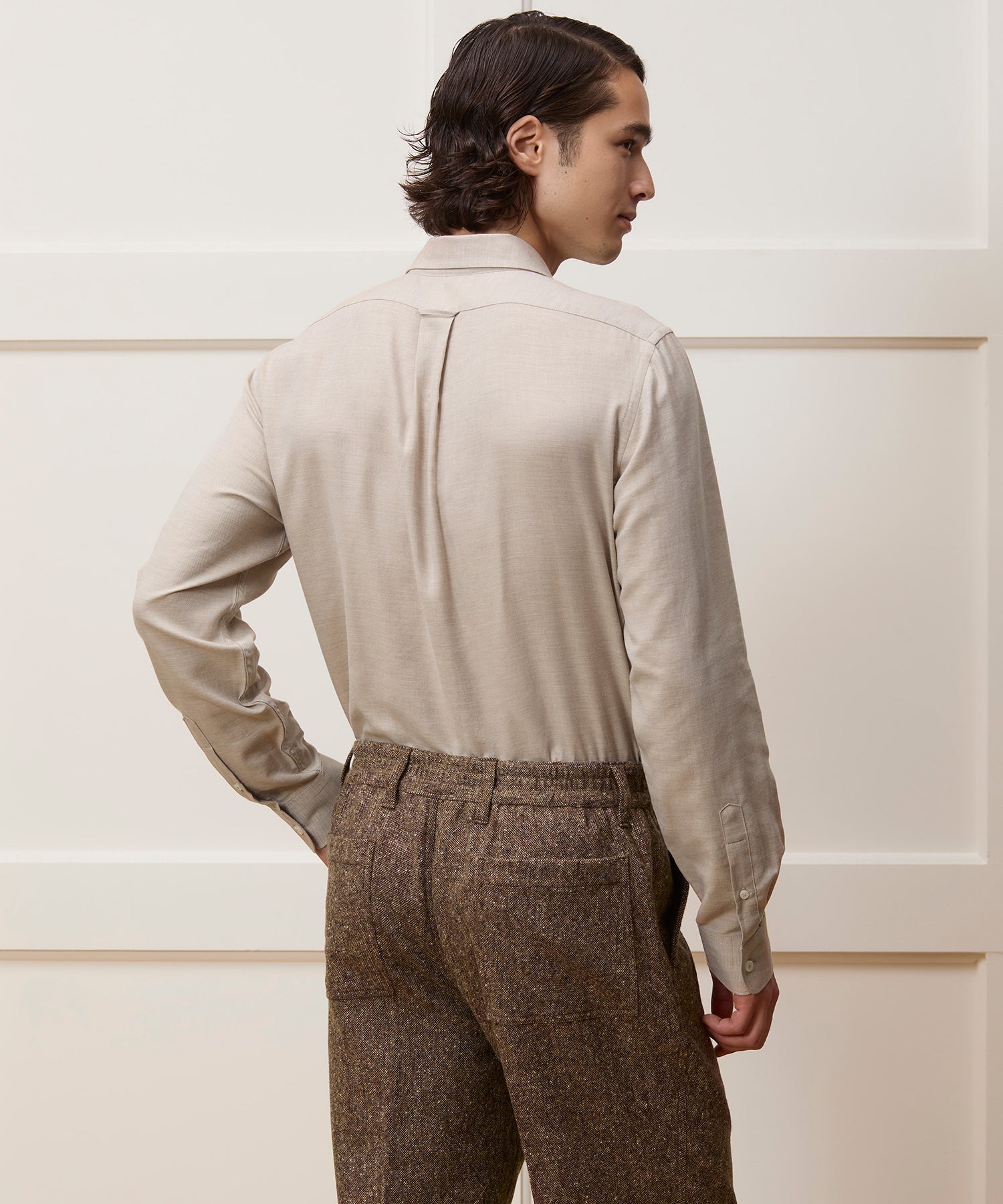 Portuguese Cotton-Cashmere Sport Shirt - Image 4